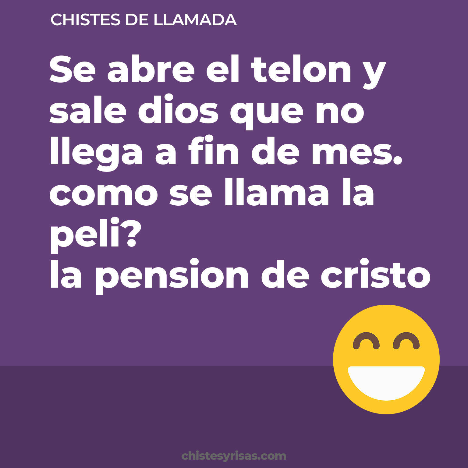 chistes de Llamada cortos