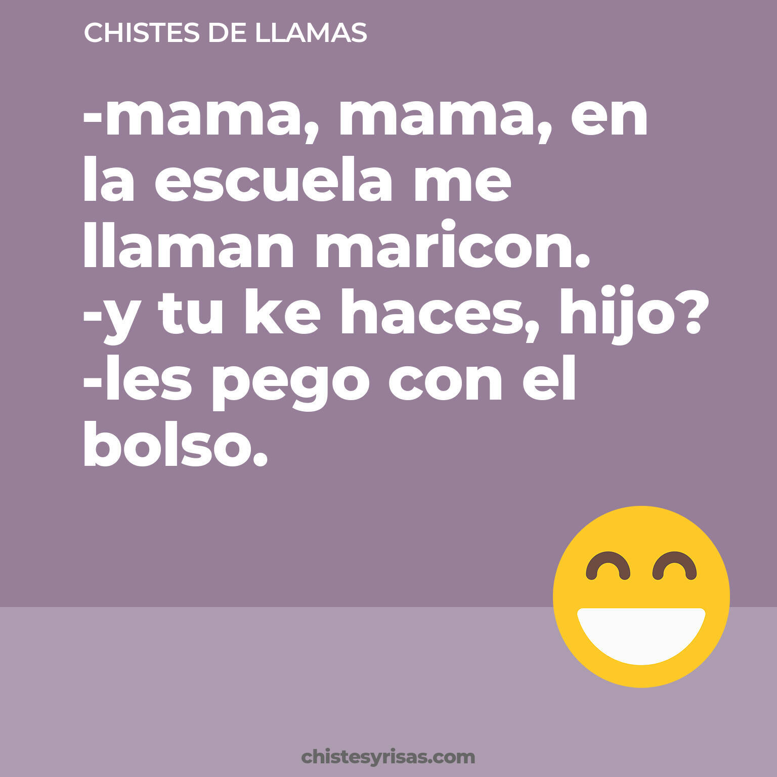 chistes de Llamas buenos foto para reir