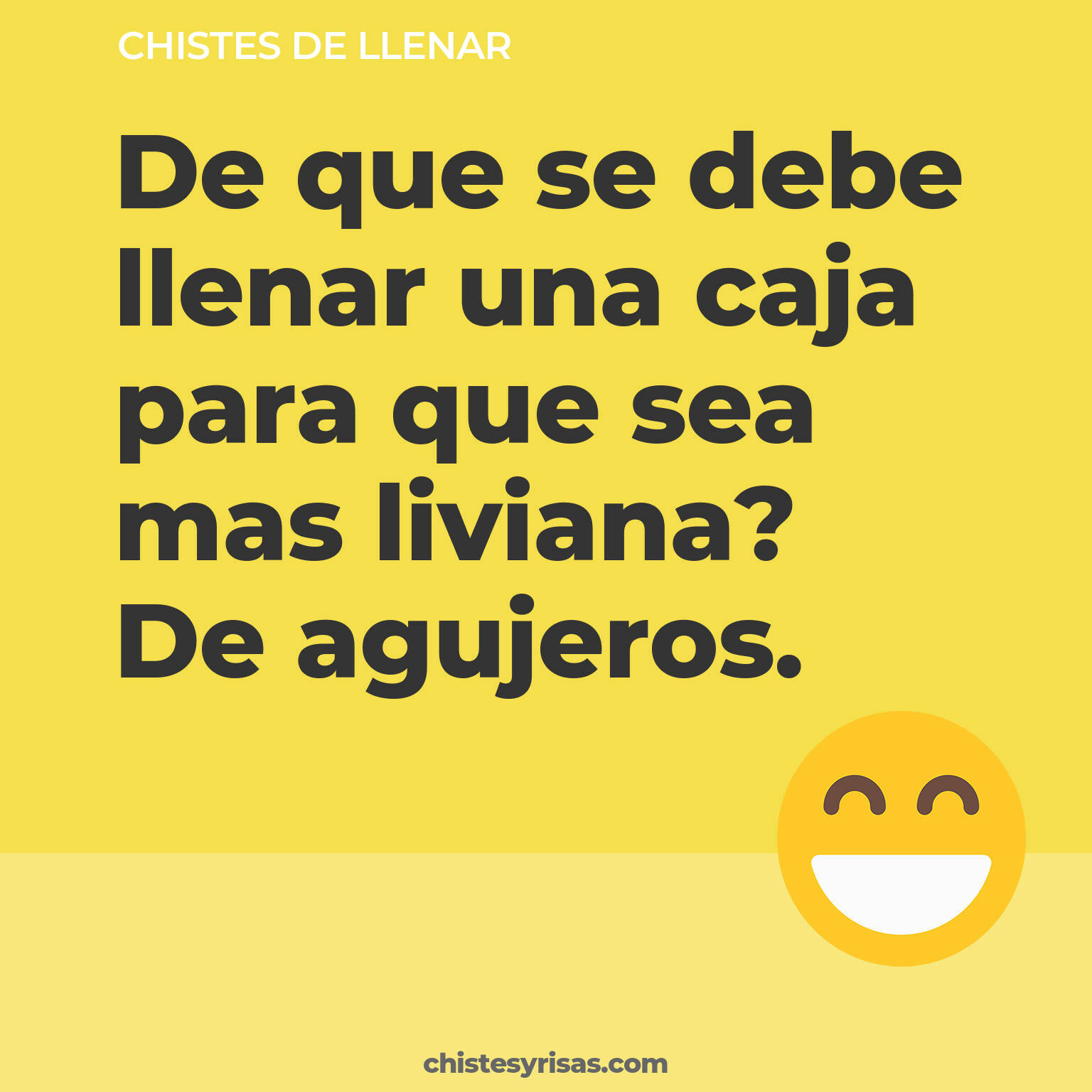 chistes de Llenar cortos