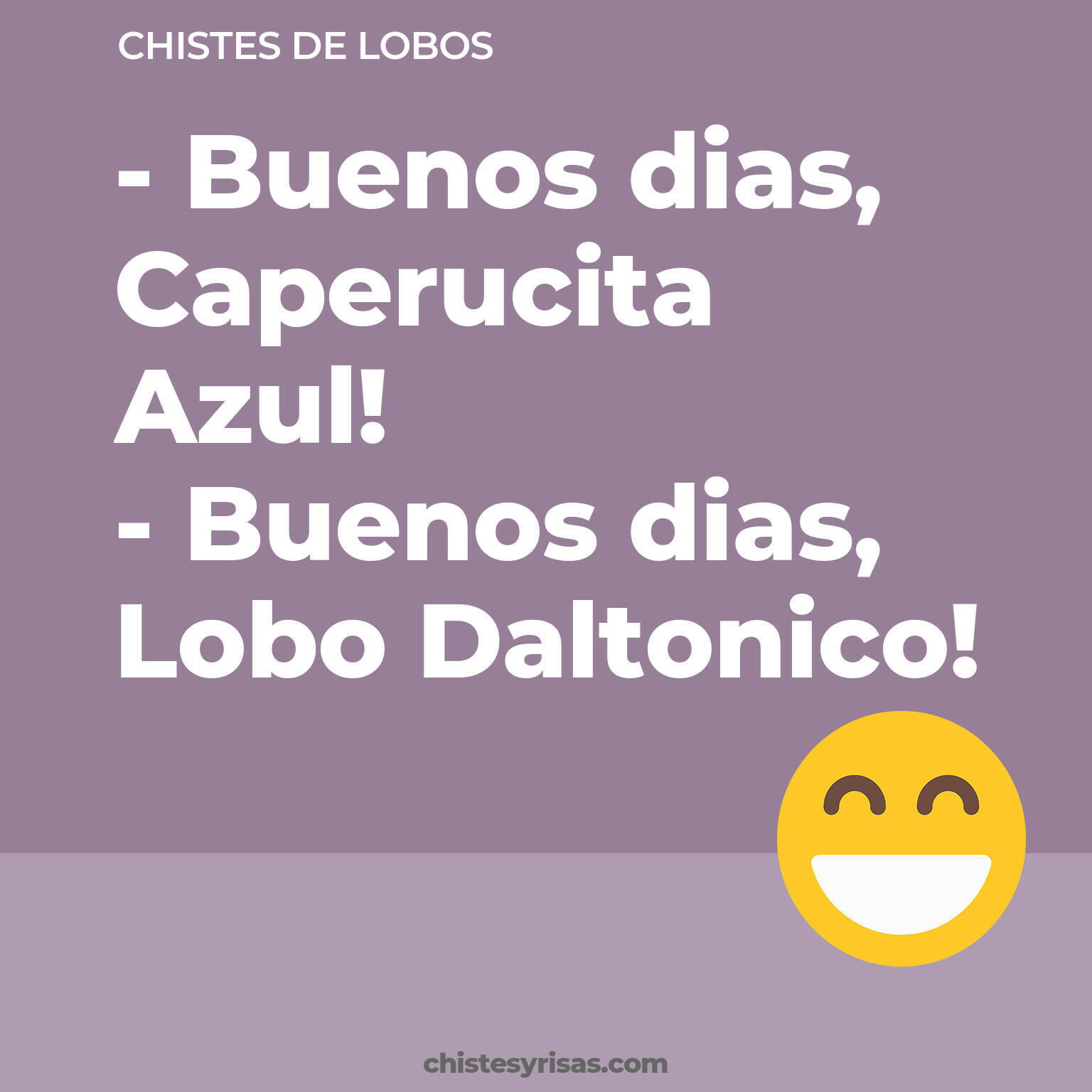 chistes de Lobos cortos