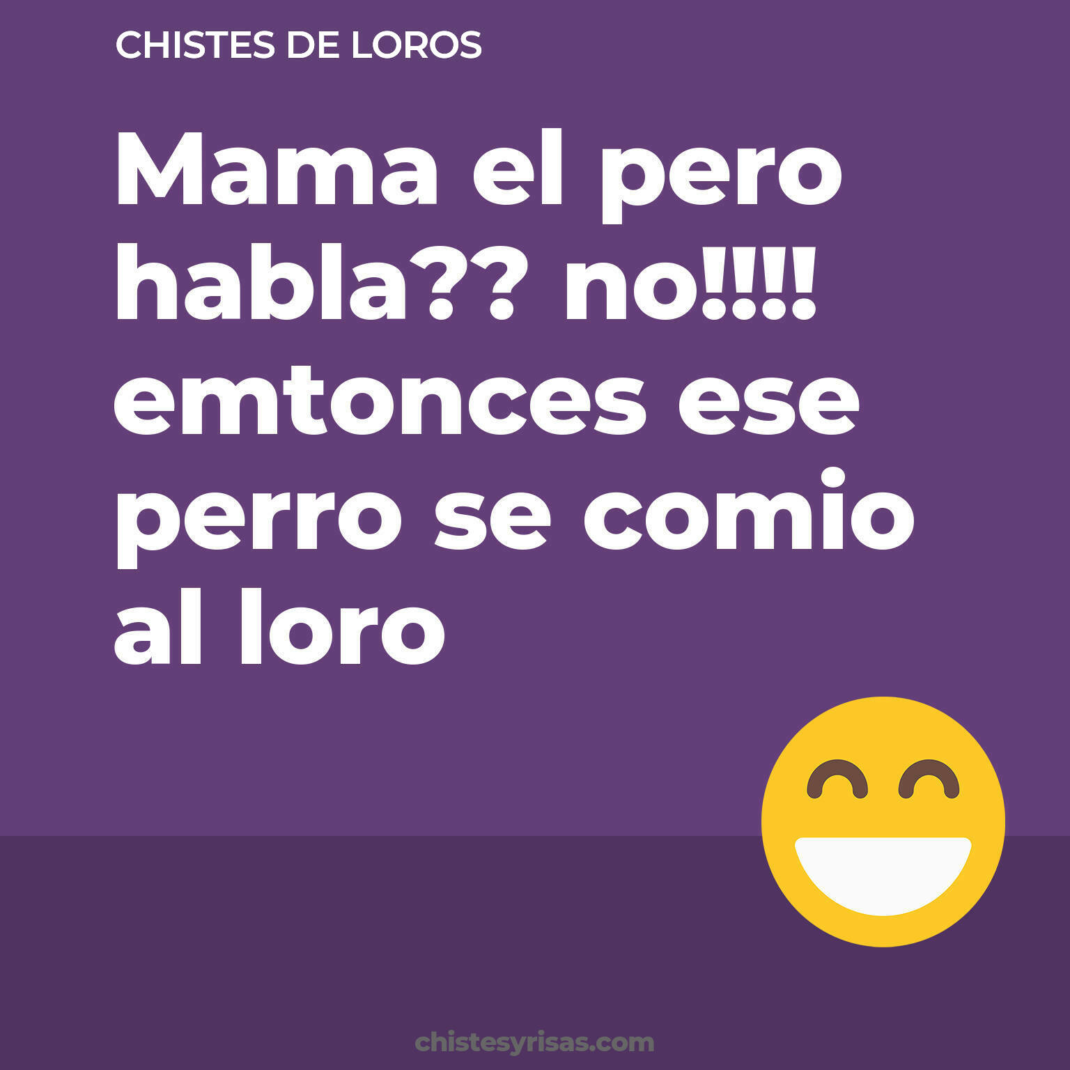 chistes de Loros más graciosos