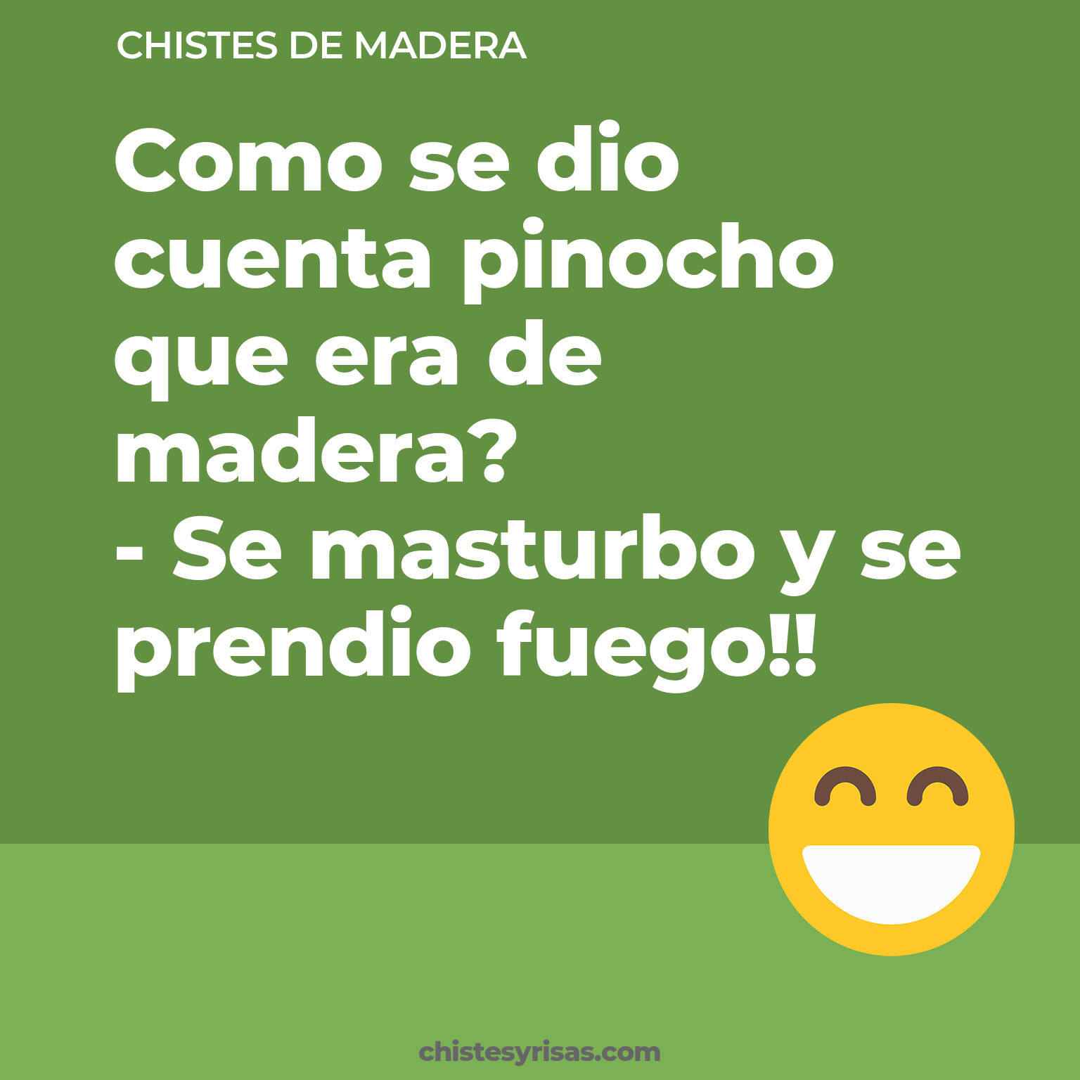 chistes de Madera cortos