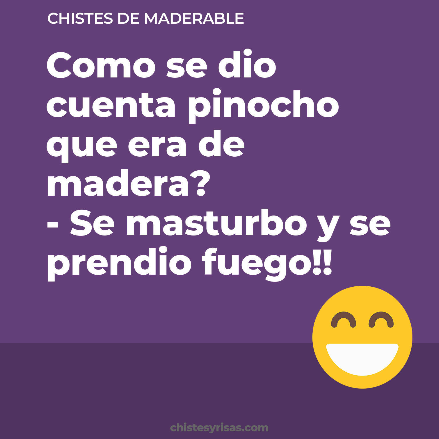 chistes de Maderable cortos