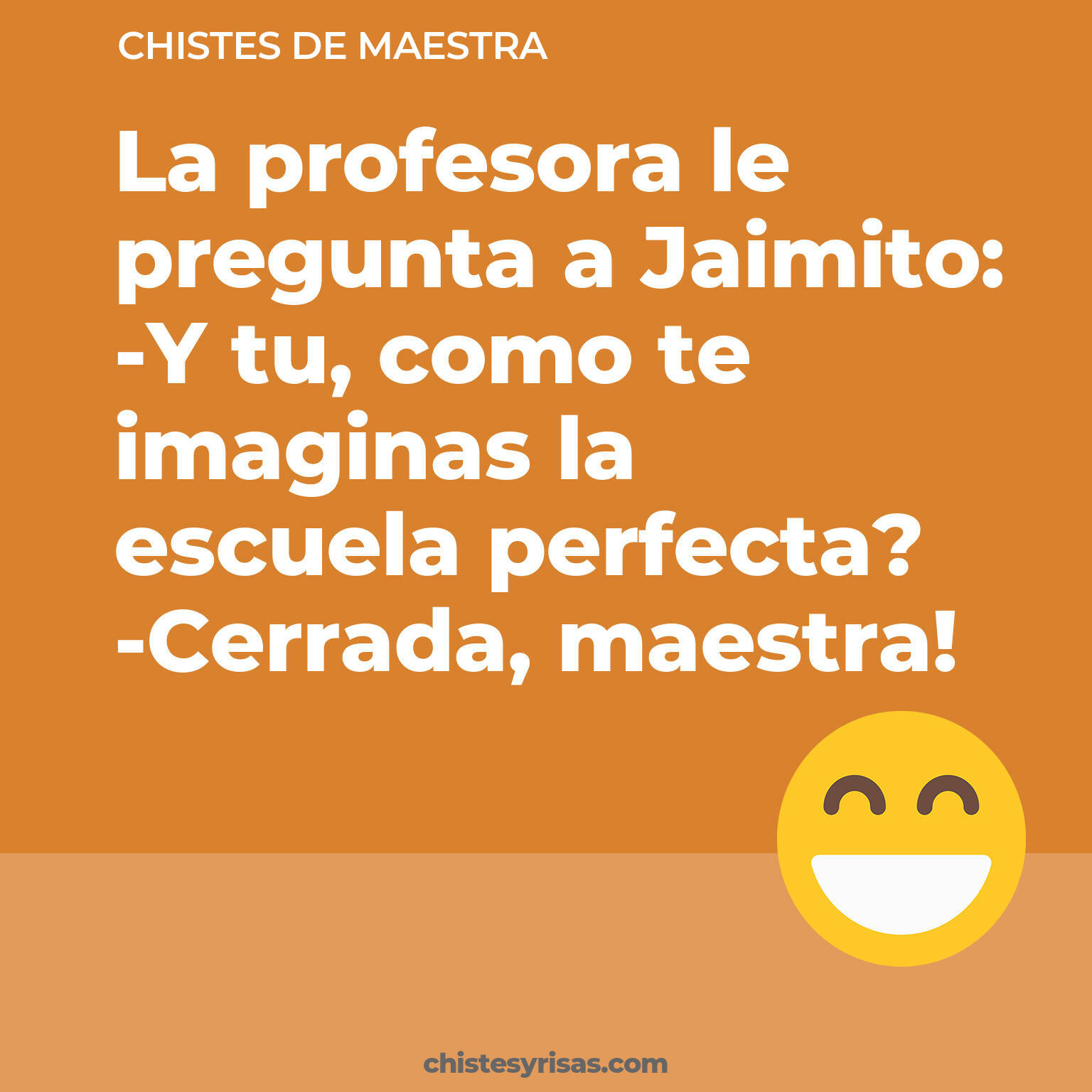 chistes de Maestra más graciosos