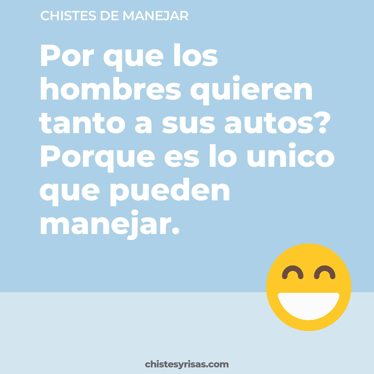 chistes de Manejar cortos