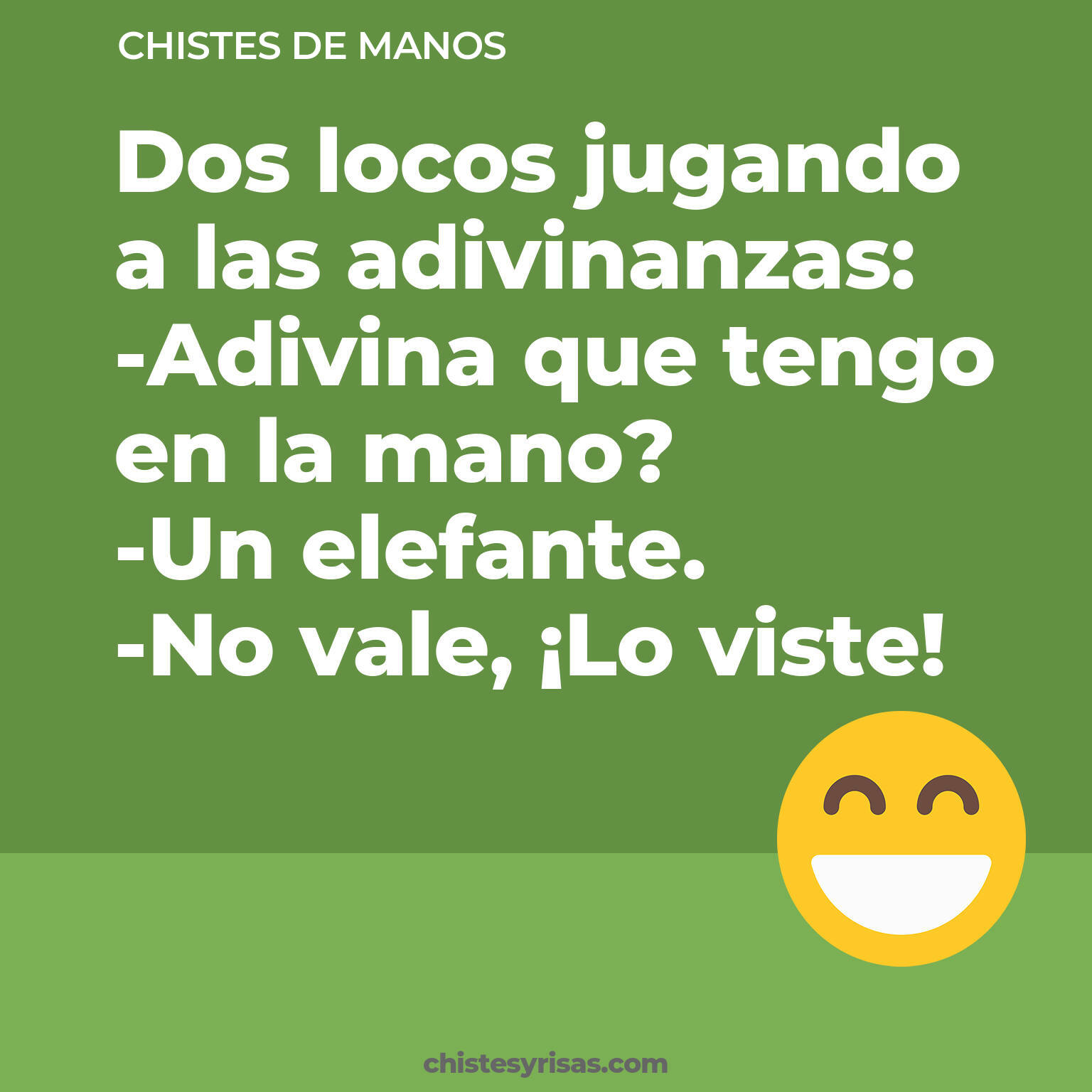 chistes de Manos más graciosos