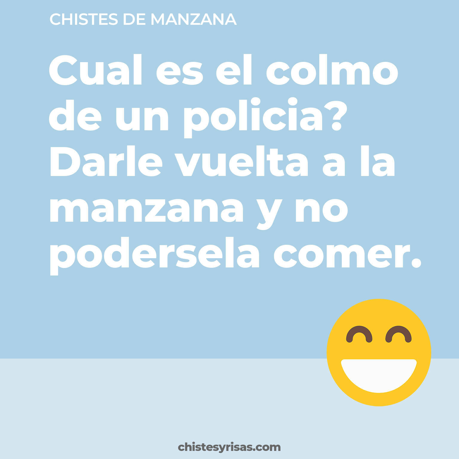 chistes de Manzana buenos foto para reir