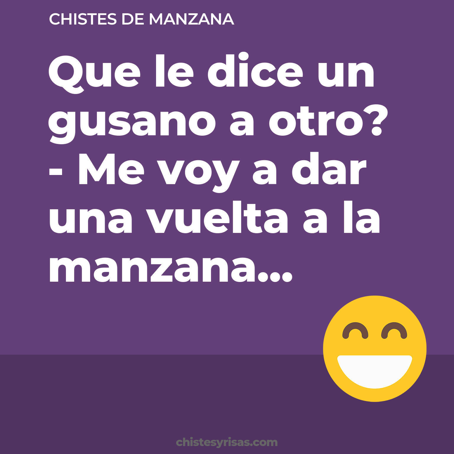 chistes de Manzana más graciosos