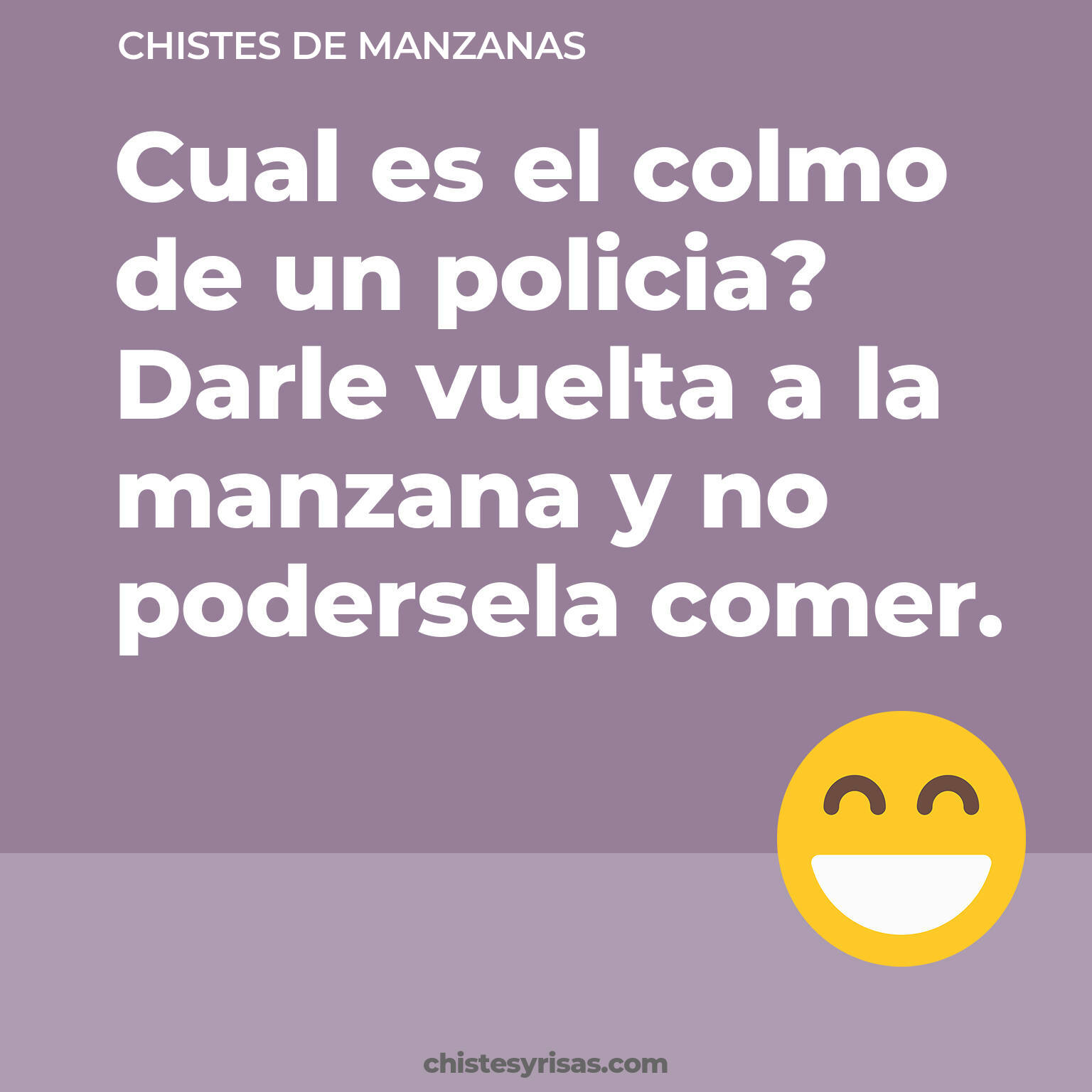 chistes de Manzanas buenos foto para reir