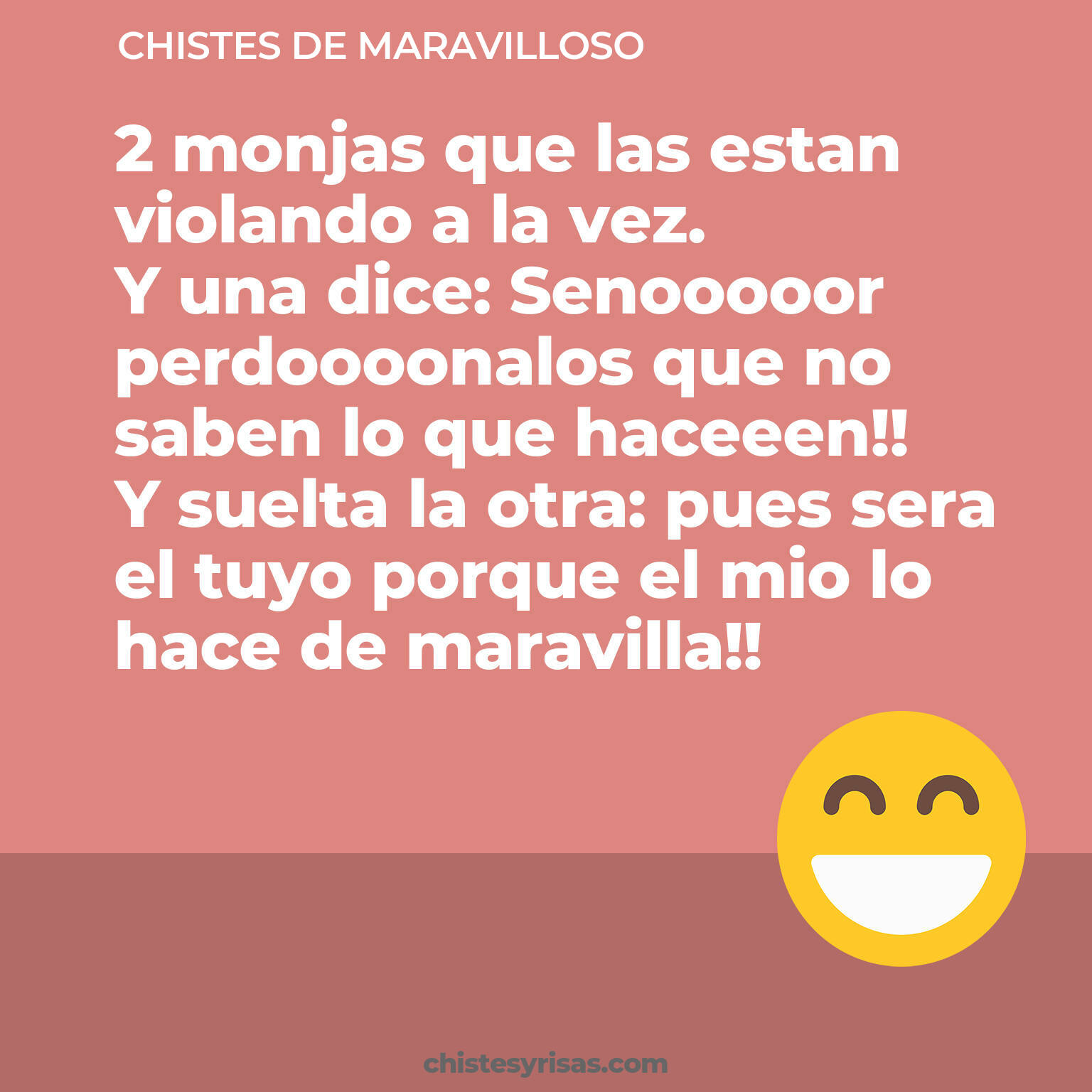 chistes de Maravilloso cortos