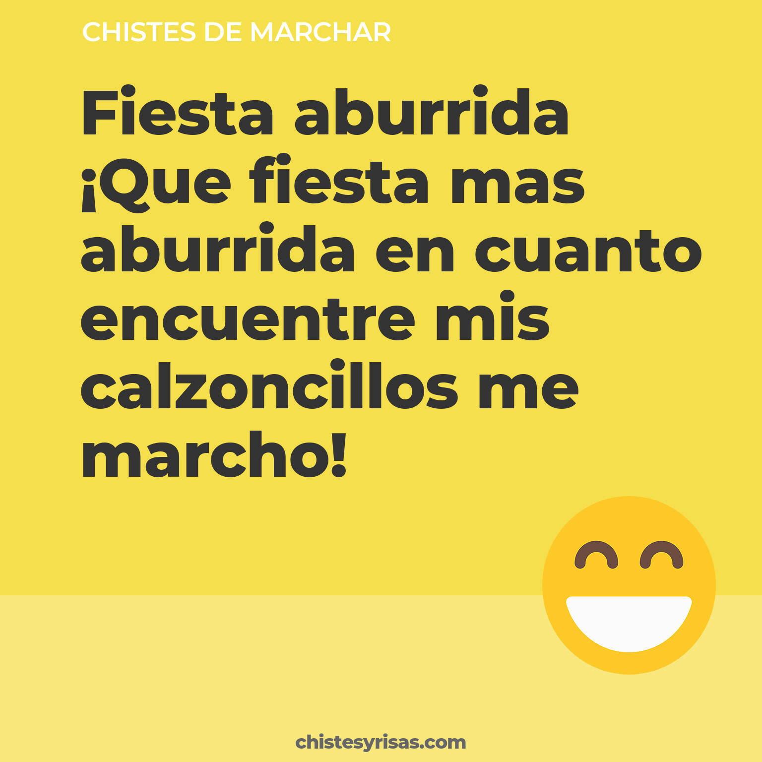 chistes de Marchar cortos