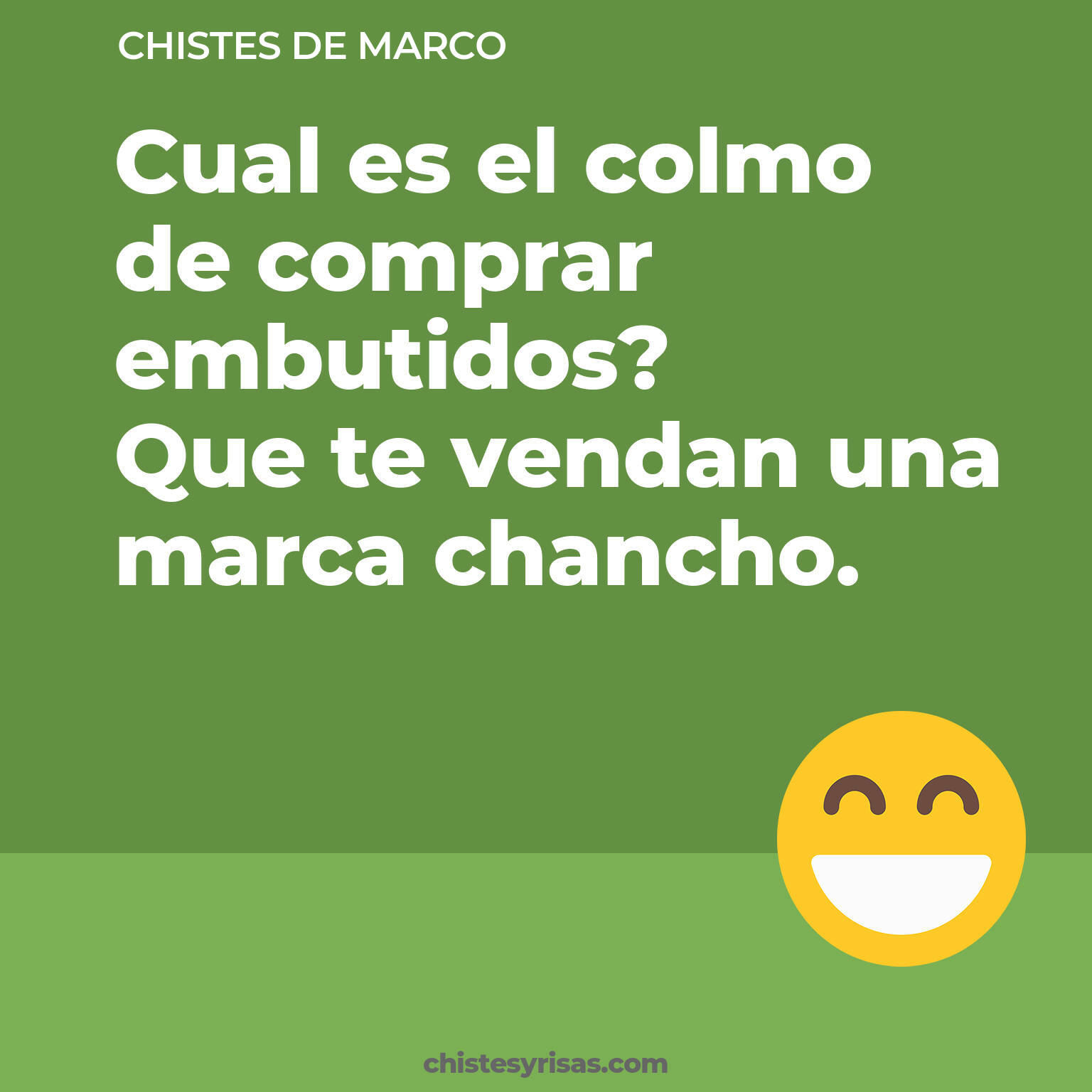 chistes de Marco más graciosos