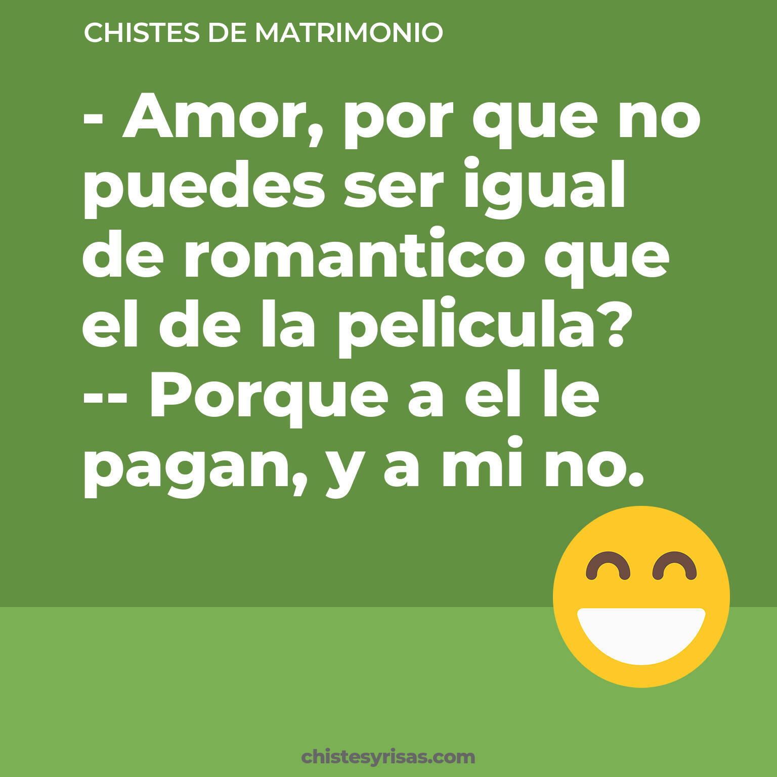 chistes de Matrimonio buenos