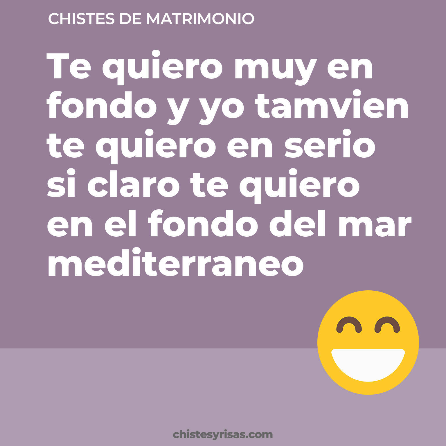 chistes de Matrimonio cortos