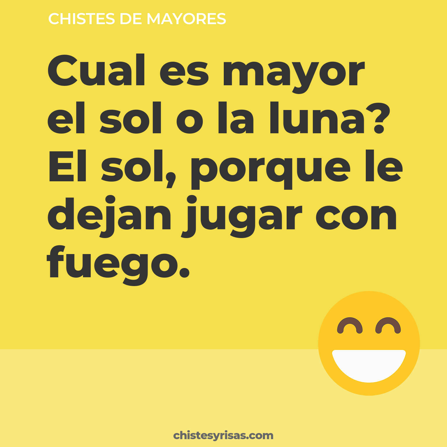 chistes de Mayores cortos