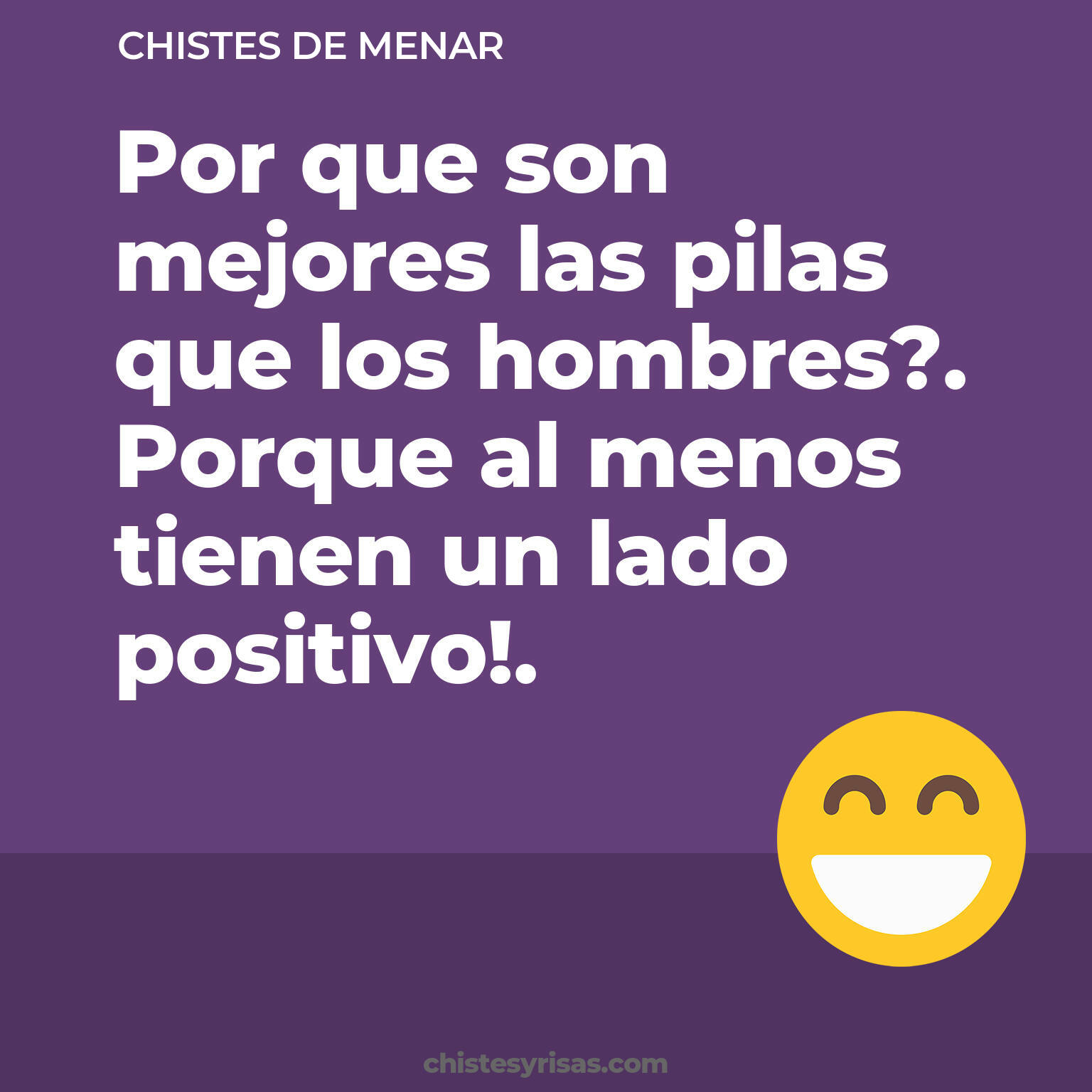 chistes de Menar cortos