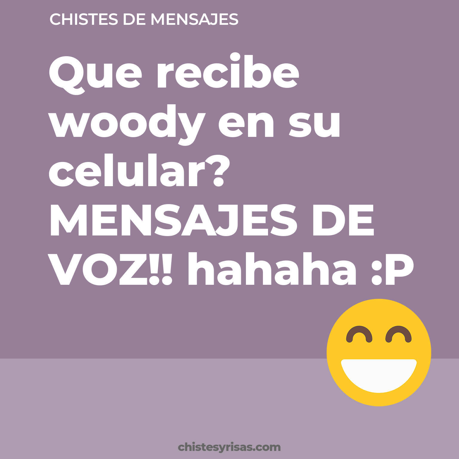 chistes de Mensajes buenos