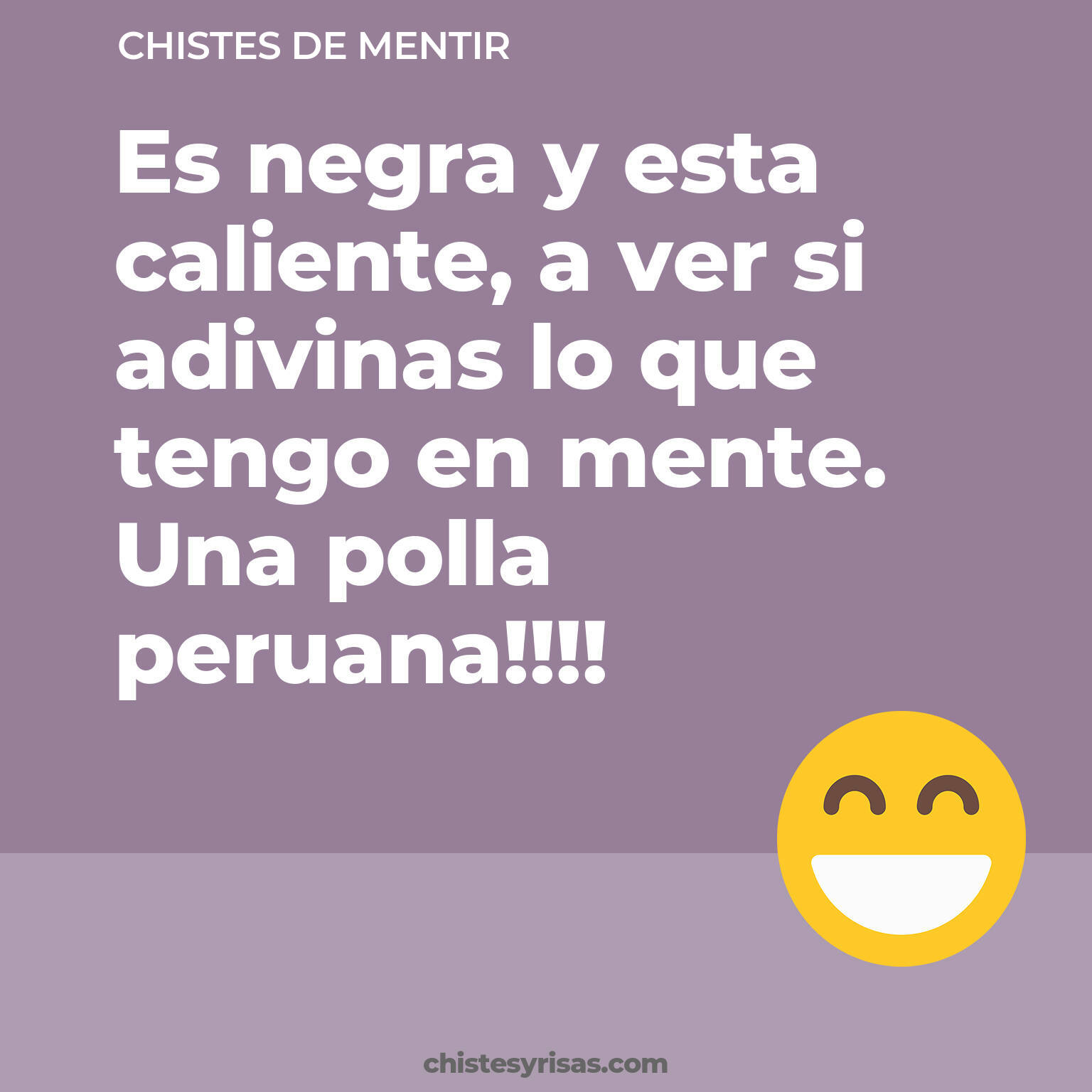 chistes de Mentir buenos