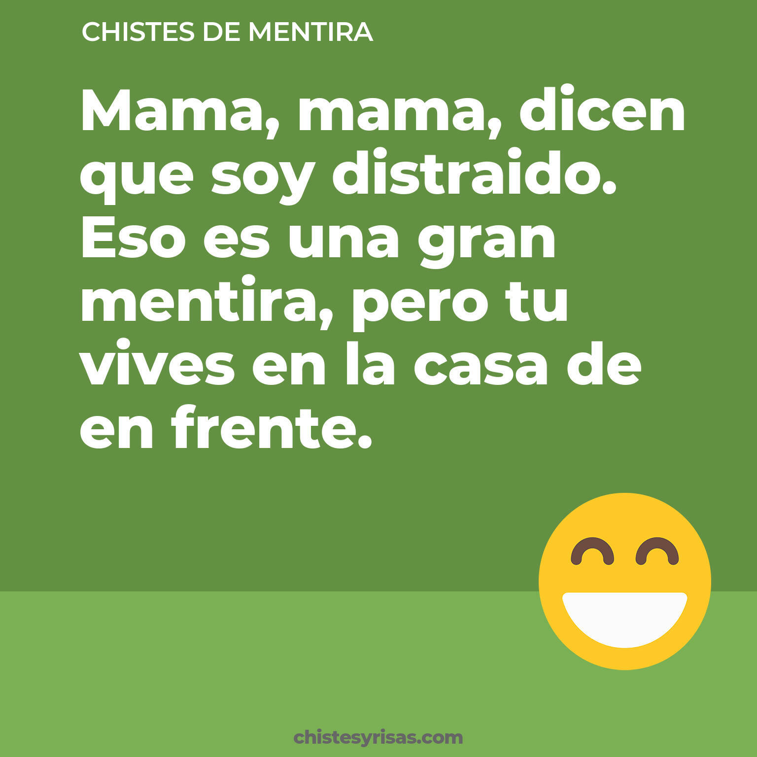 chistes de Mentira cortos