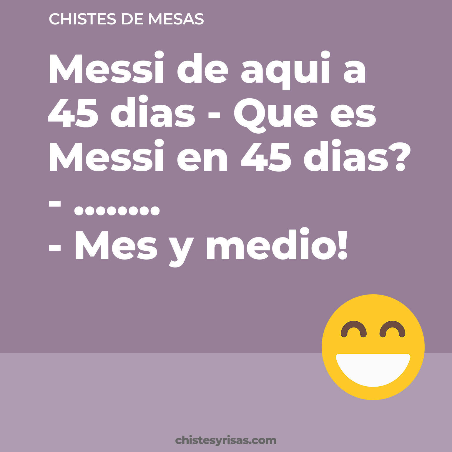 chistes de Mesas más graciosos