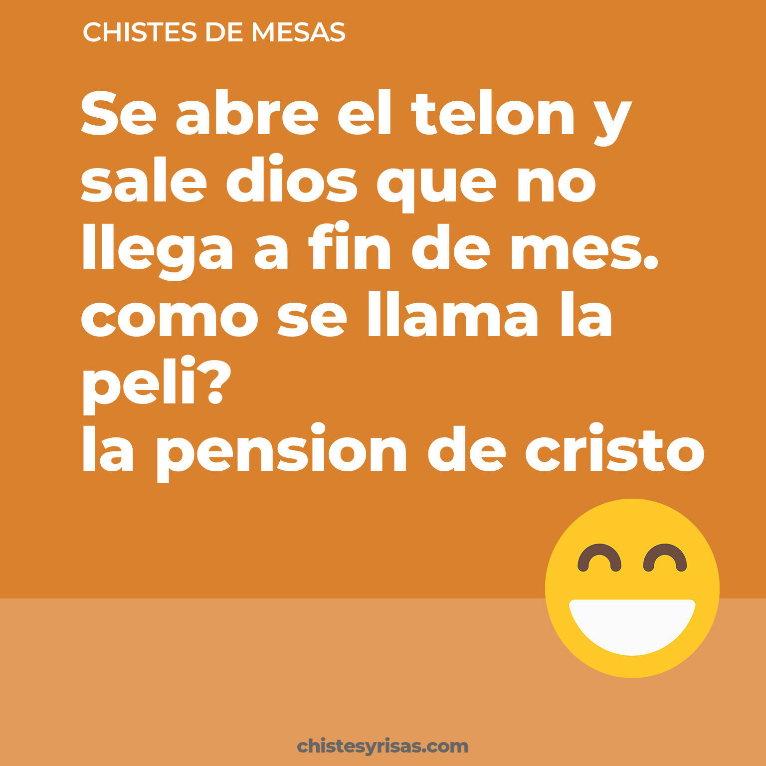 chistes de Mesas buenos