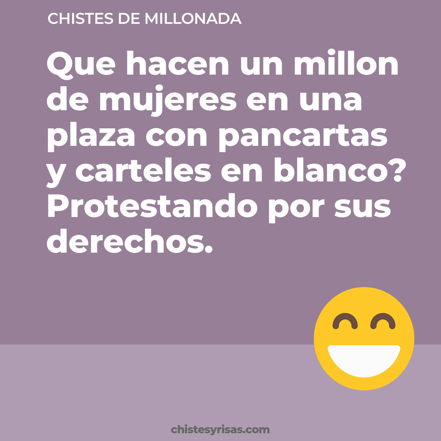 chistes de Millonada cortos