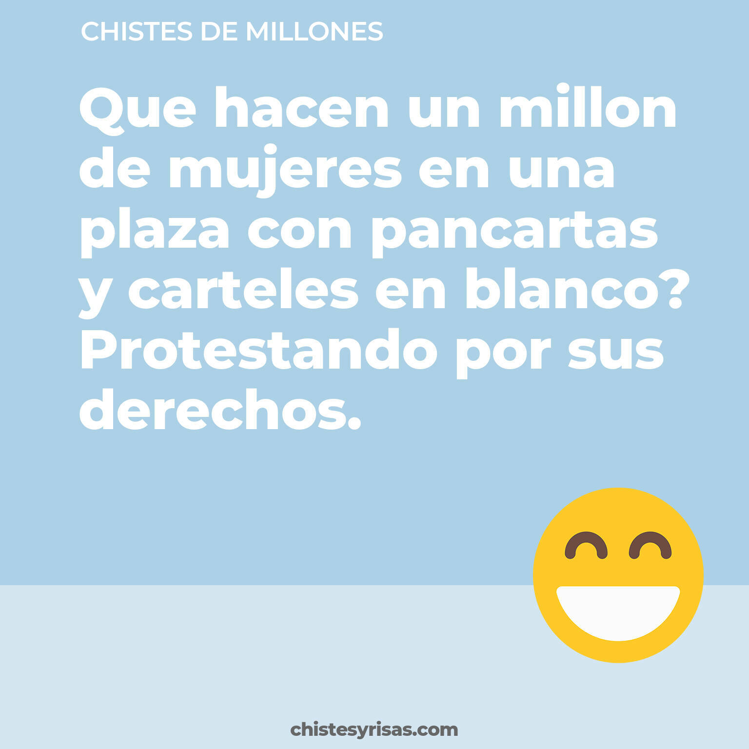 chistes de Millones cortos