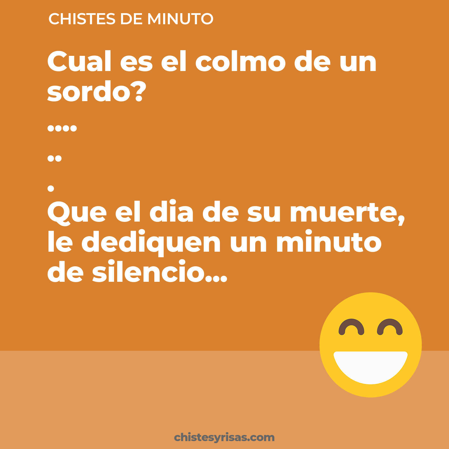 chistes de Minuto cortos