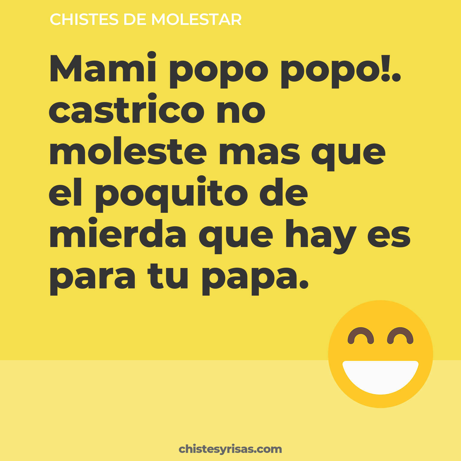 chistes de Molestar cortos