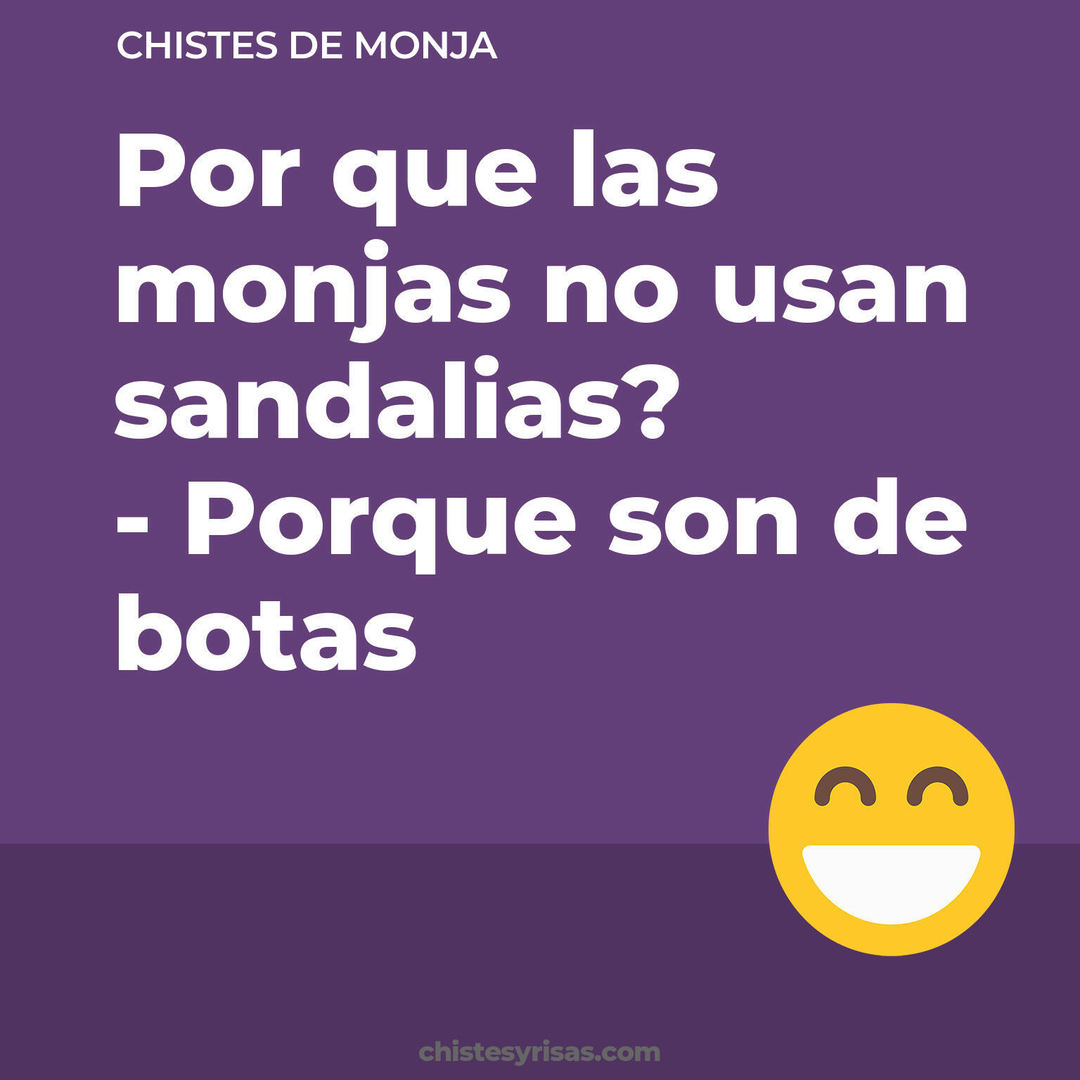 chistes de Monja cortos