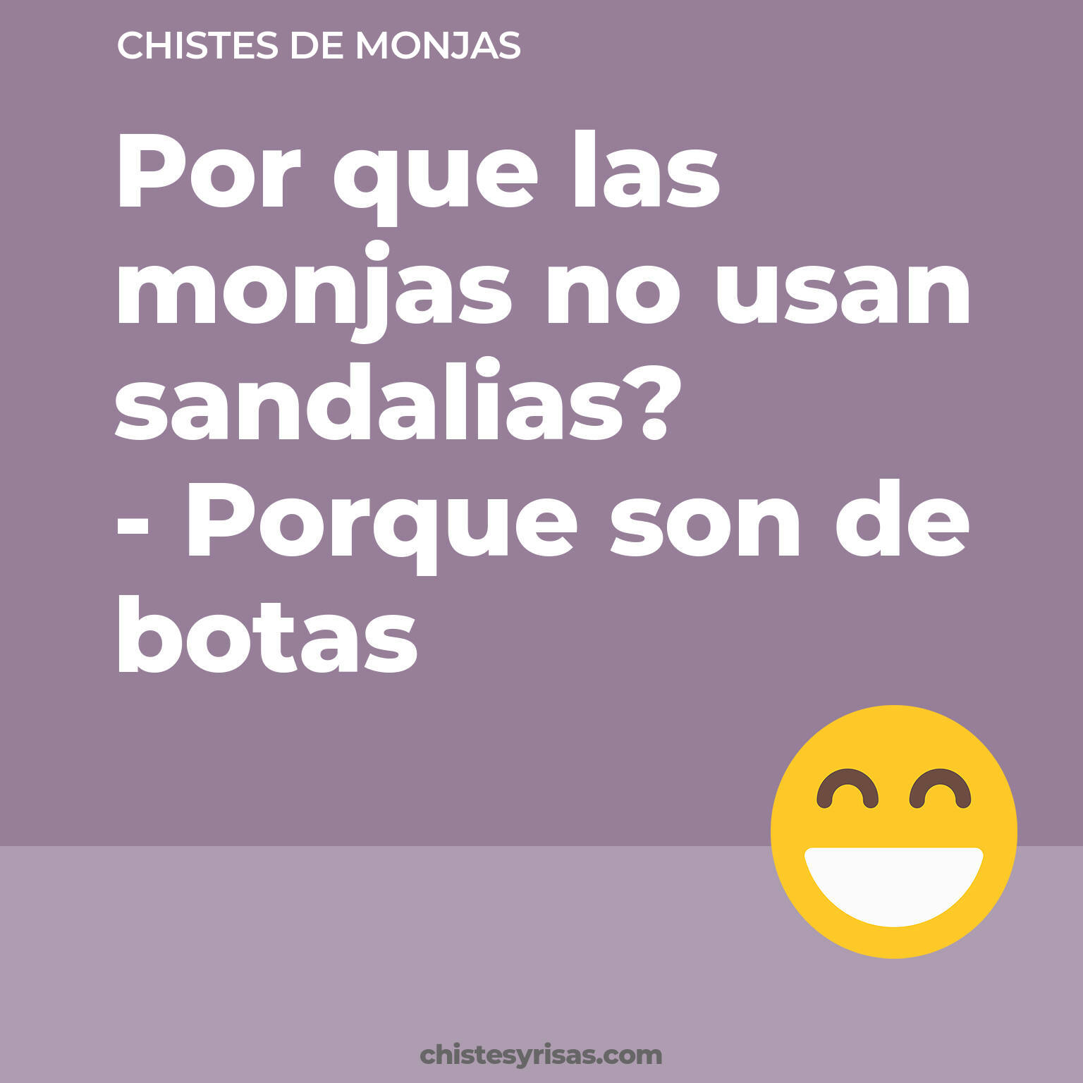 chistes de Monjas cortos