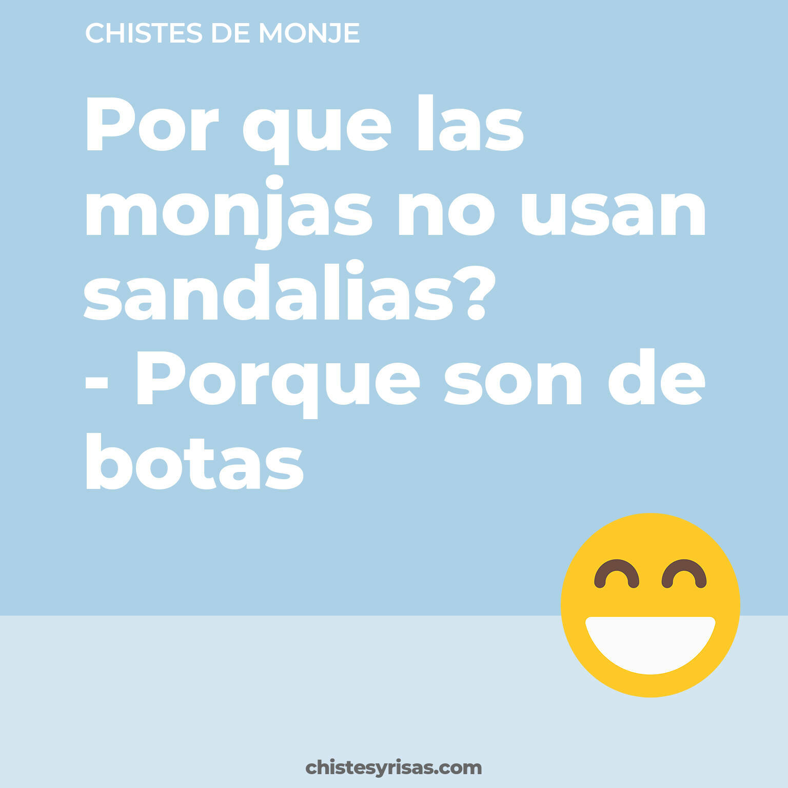 chistes de Monje cortos