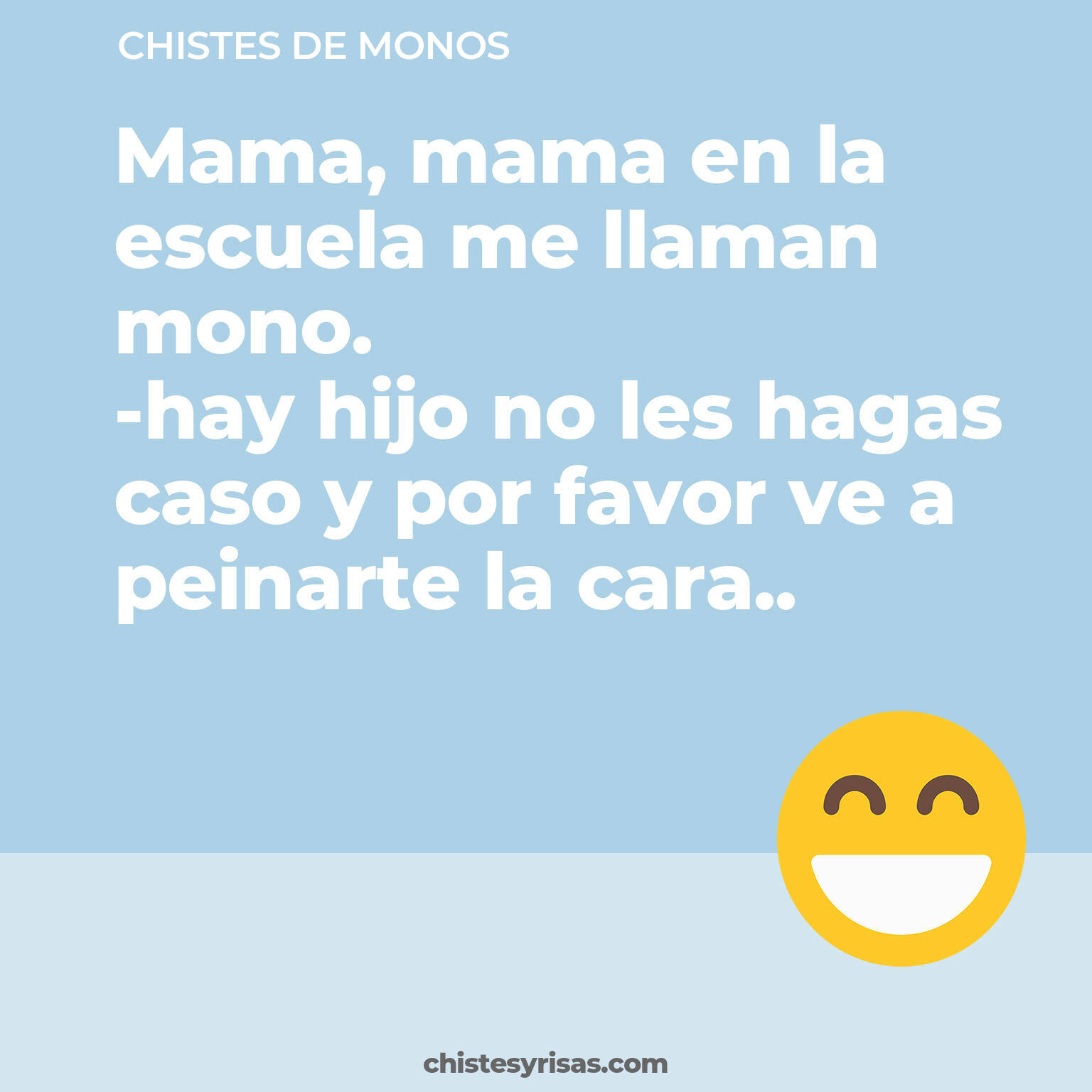 chistes de Monos más graciosos