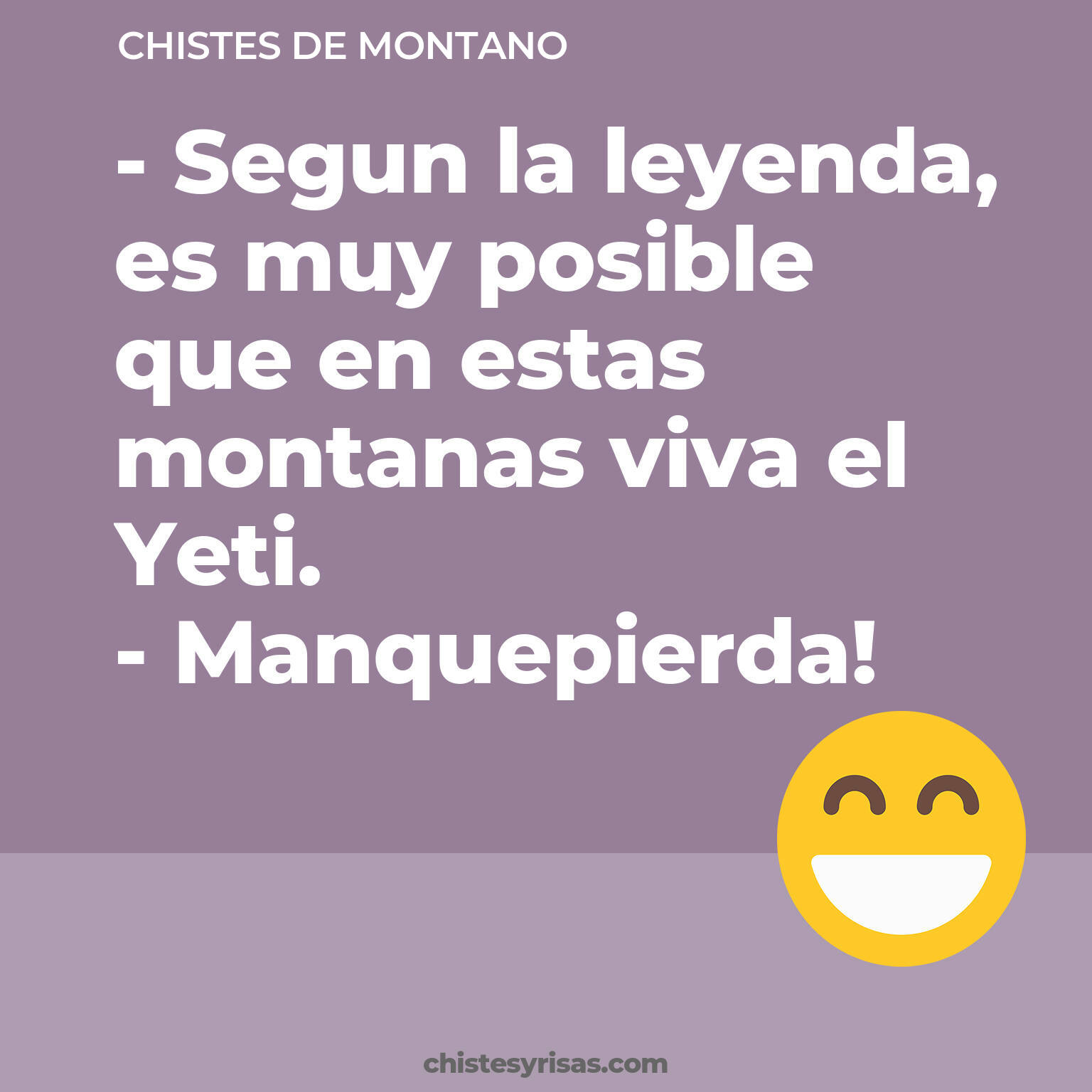 chistes de Montano cortos