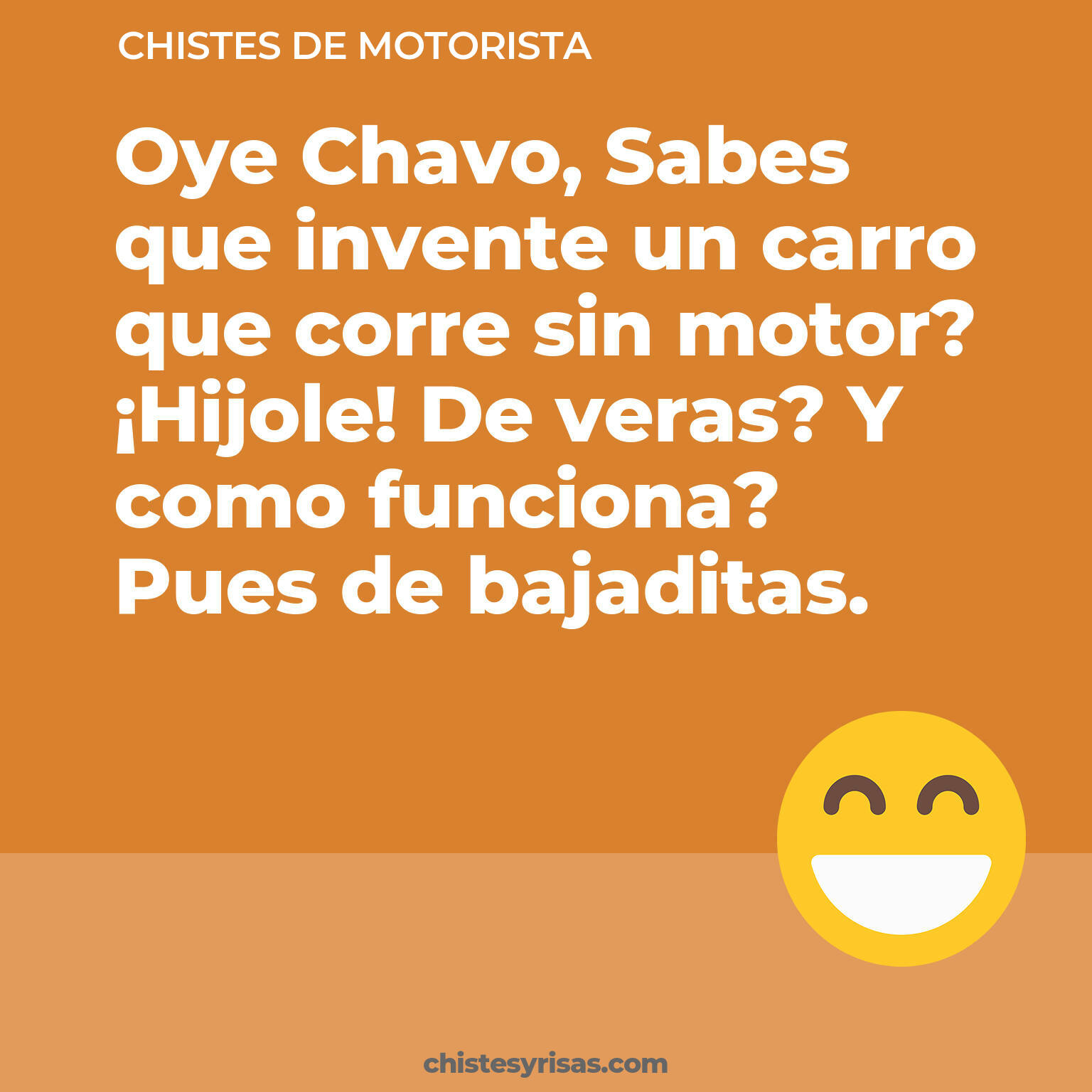 chistes de Motorista más graciosos