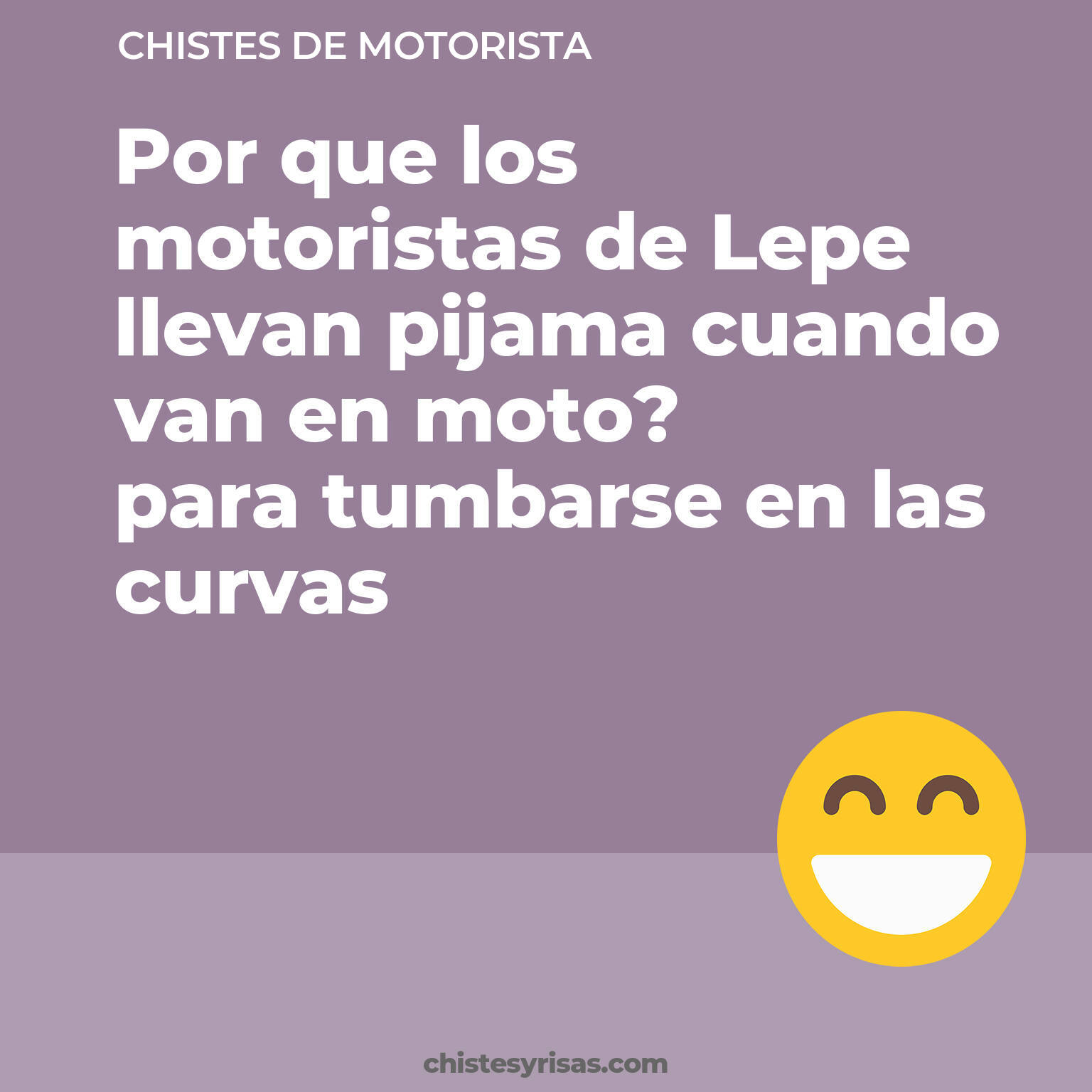 chistes de Motorista cortos