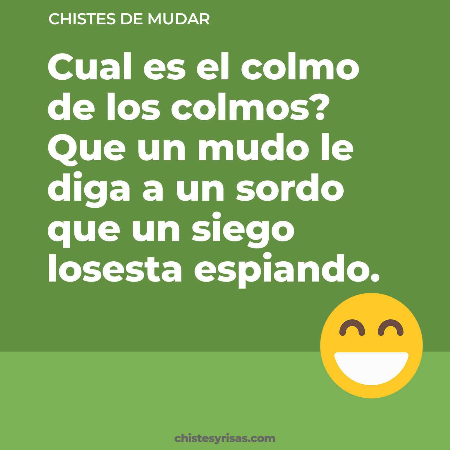 chistes de Mudar más graciosos