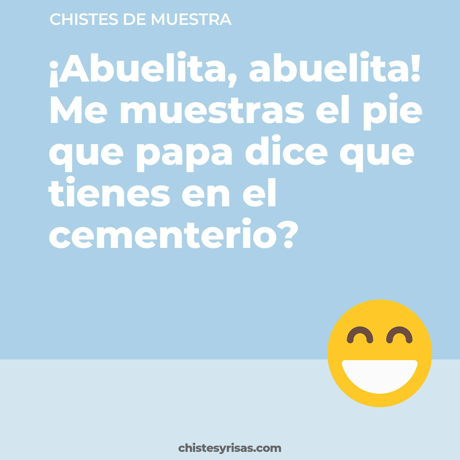 chistes de Muestra cortos