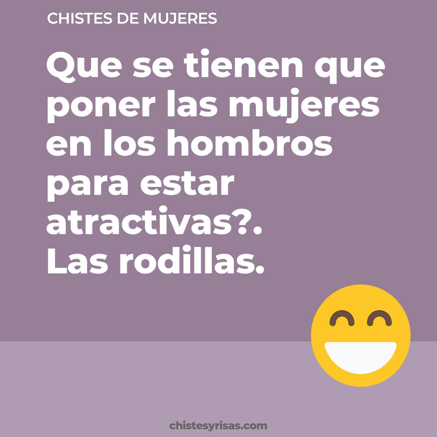 chistes de Mujeres buenos