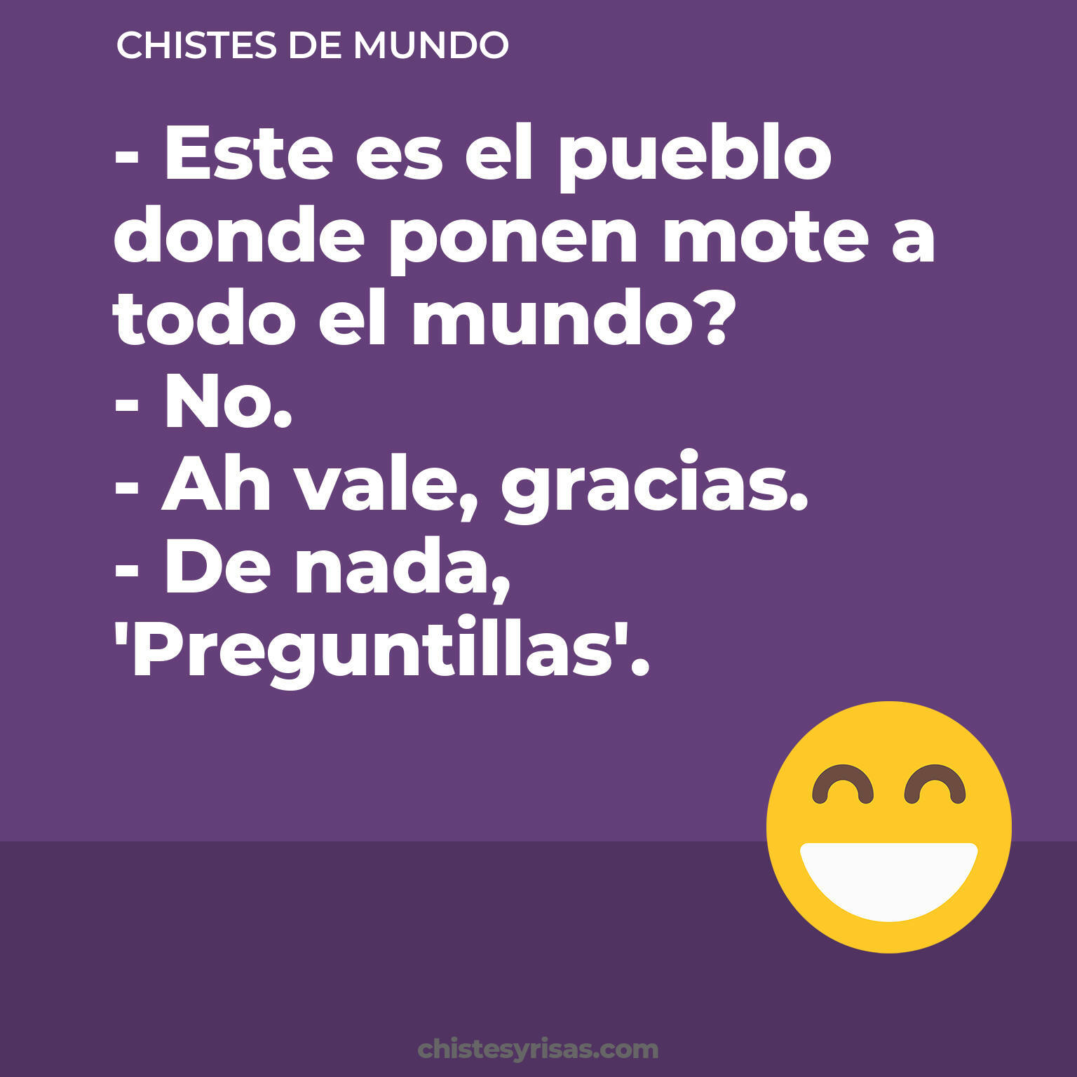 chistes de Mundo buenos