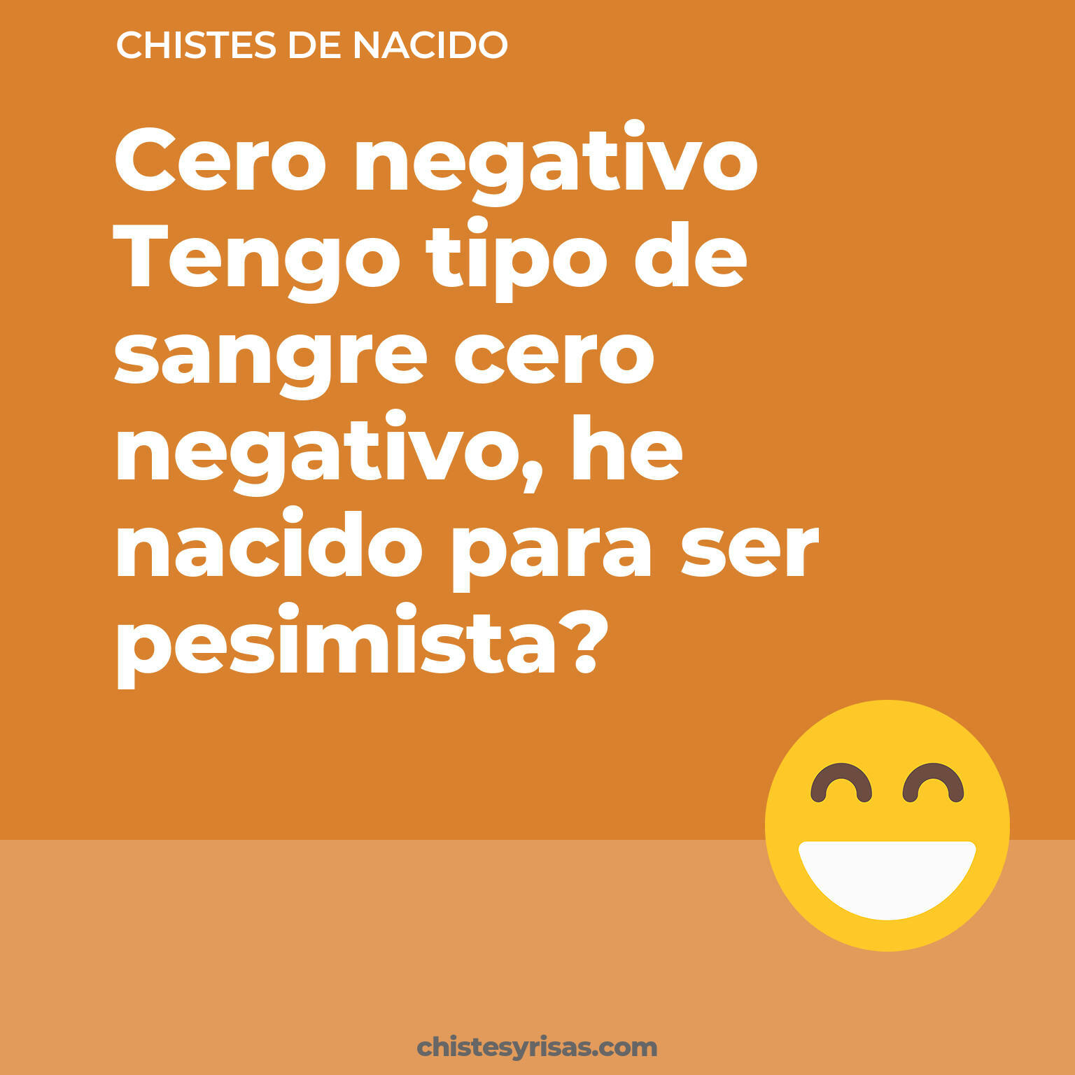 chistes de Nacido cortos