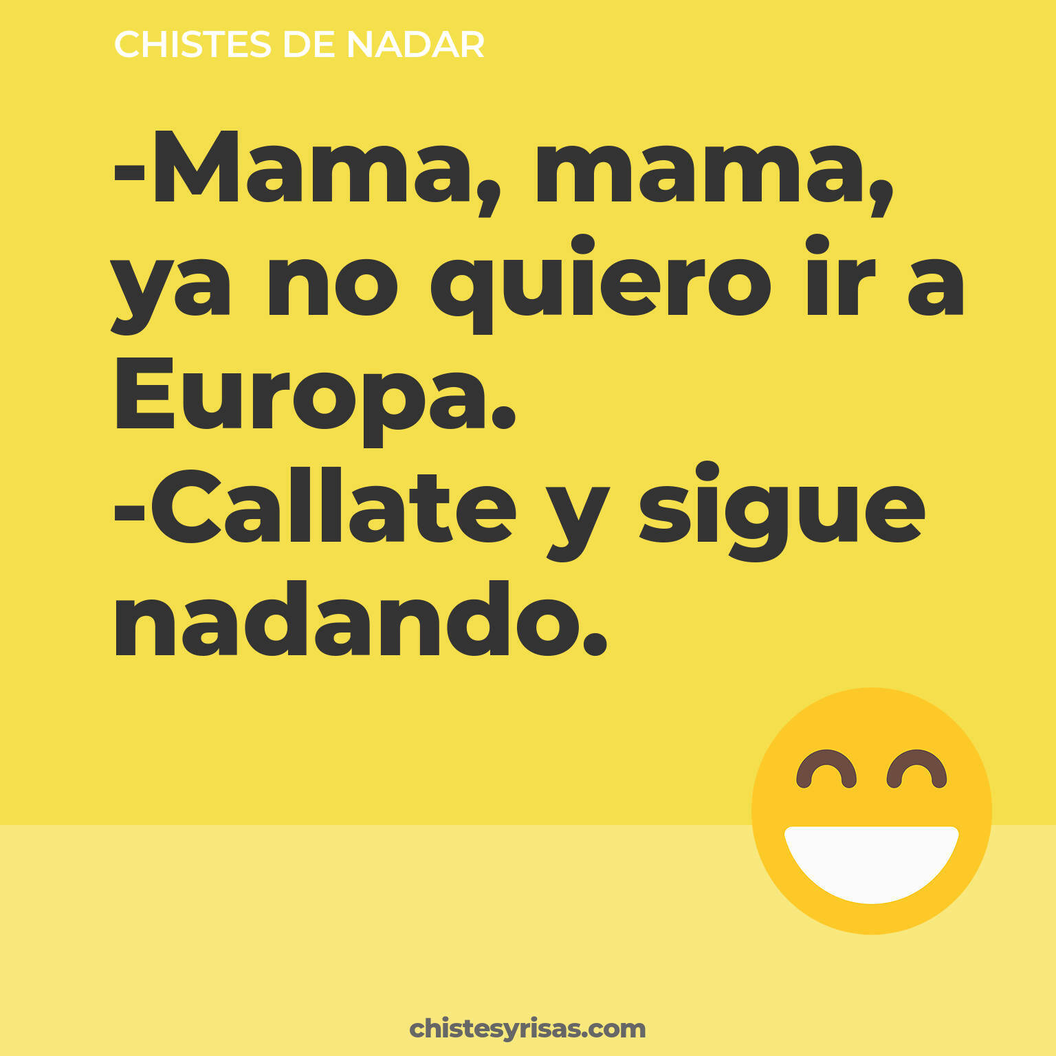 chistes de Nadar más graciosos