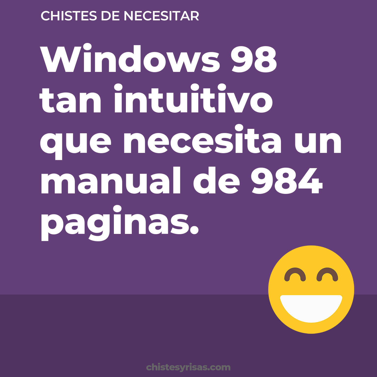 chistes de Necesitar más graciosos