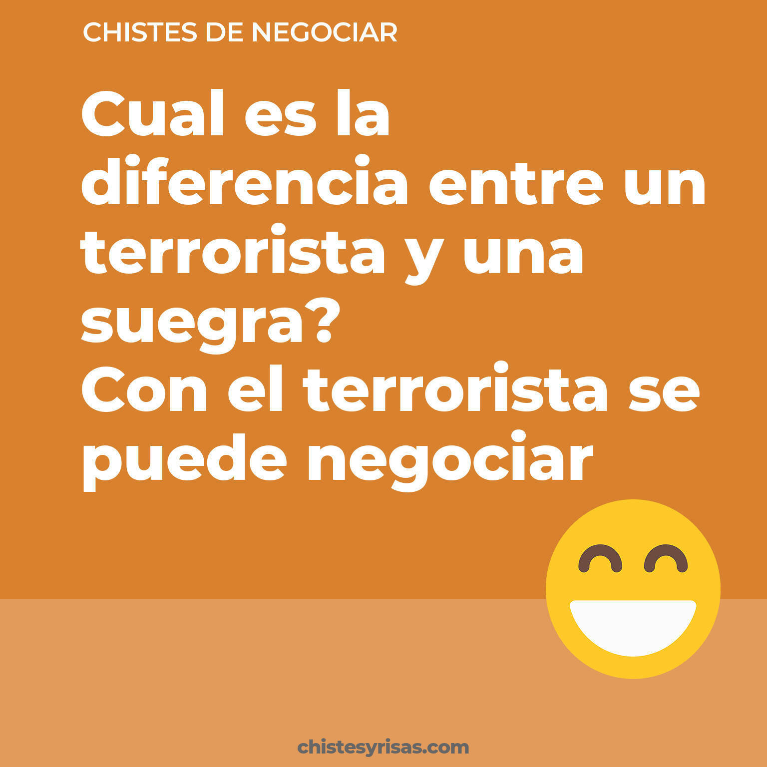 chistes de Negociar cortos