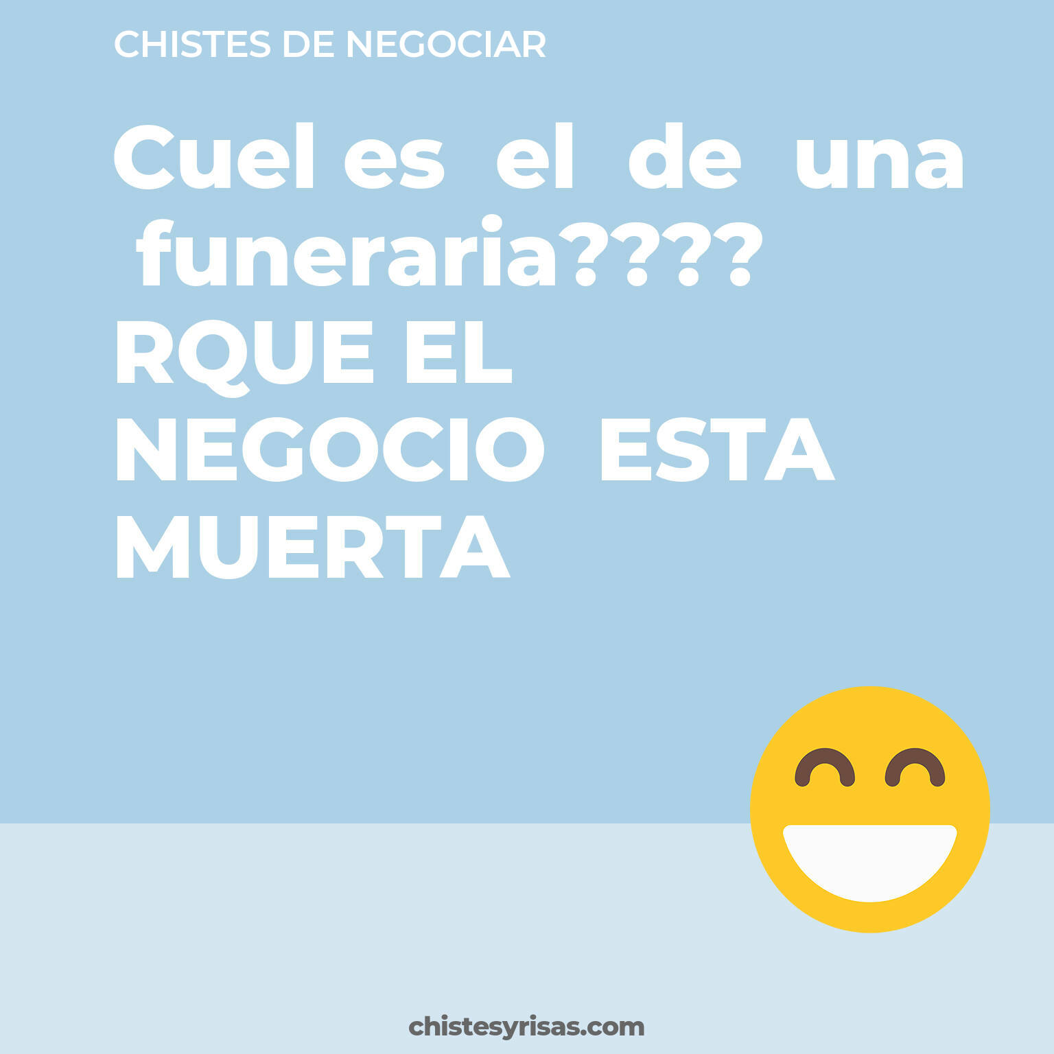 chistes de Negociar buenos foto para reir