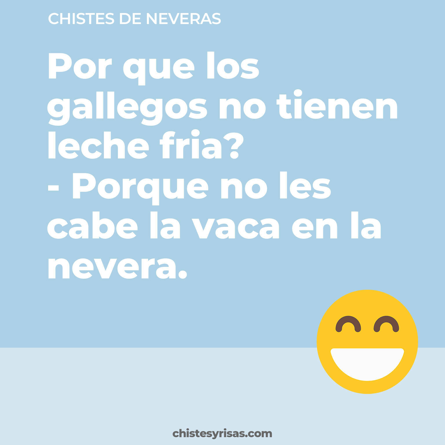 chistes de Neveras más graciosos