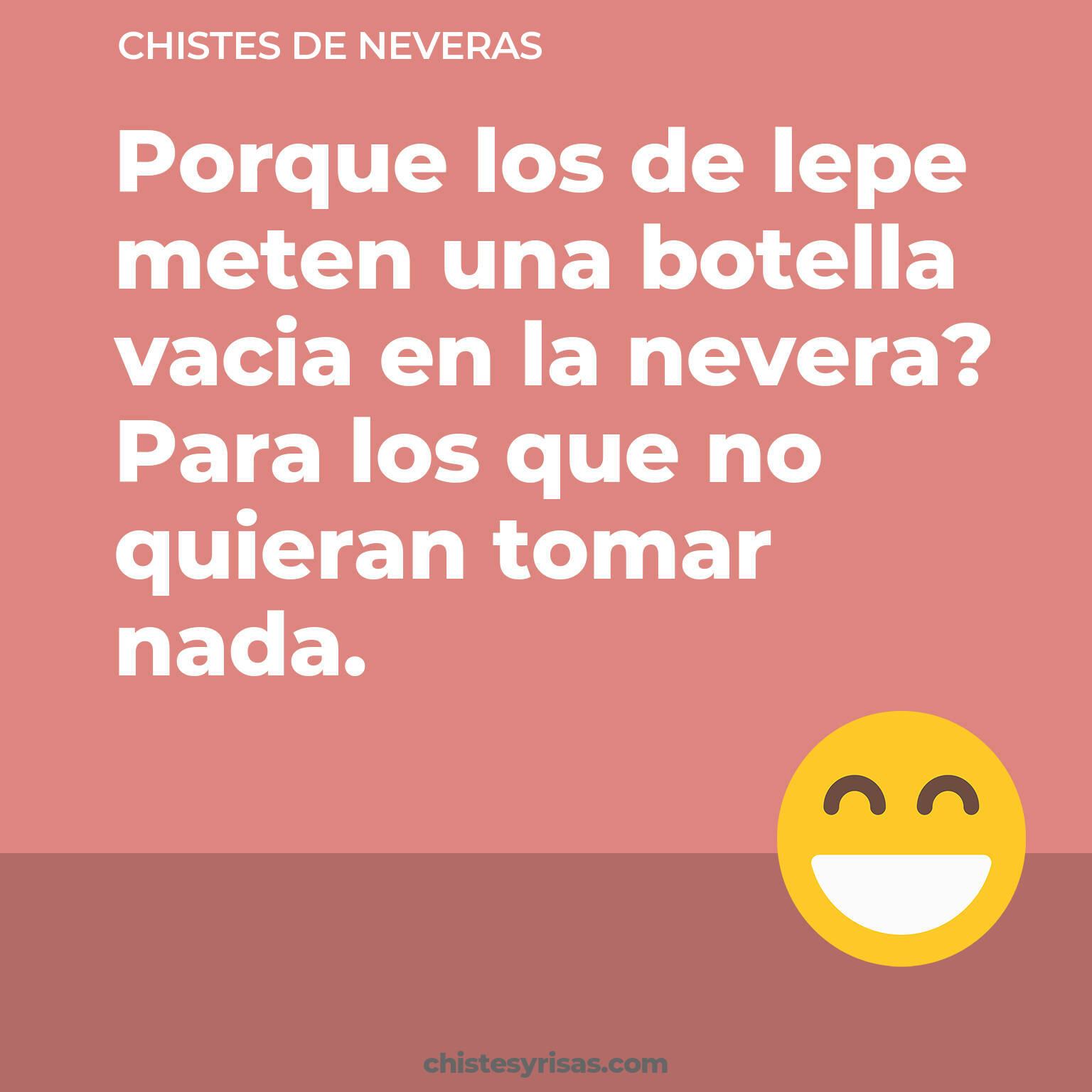 chistes de Neveras cortos