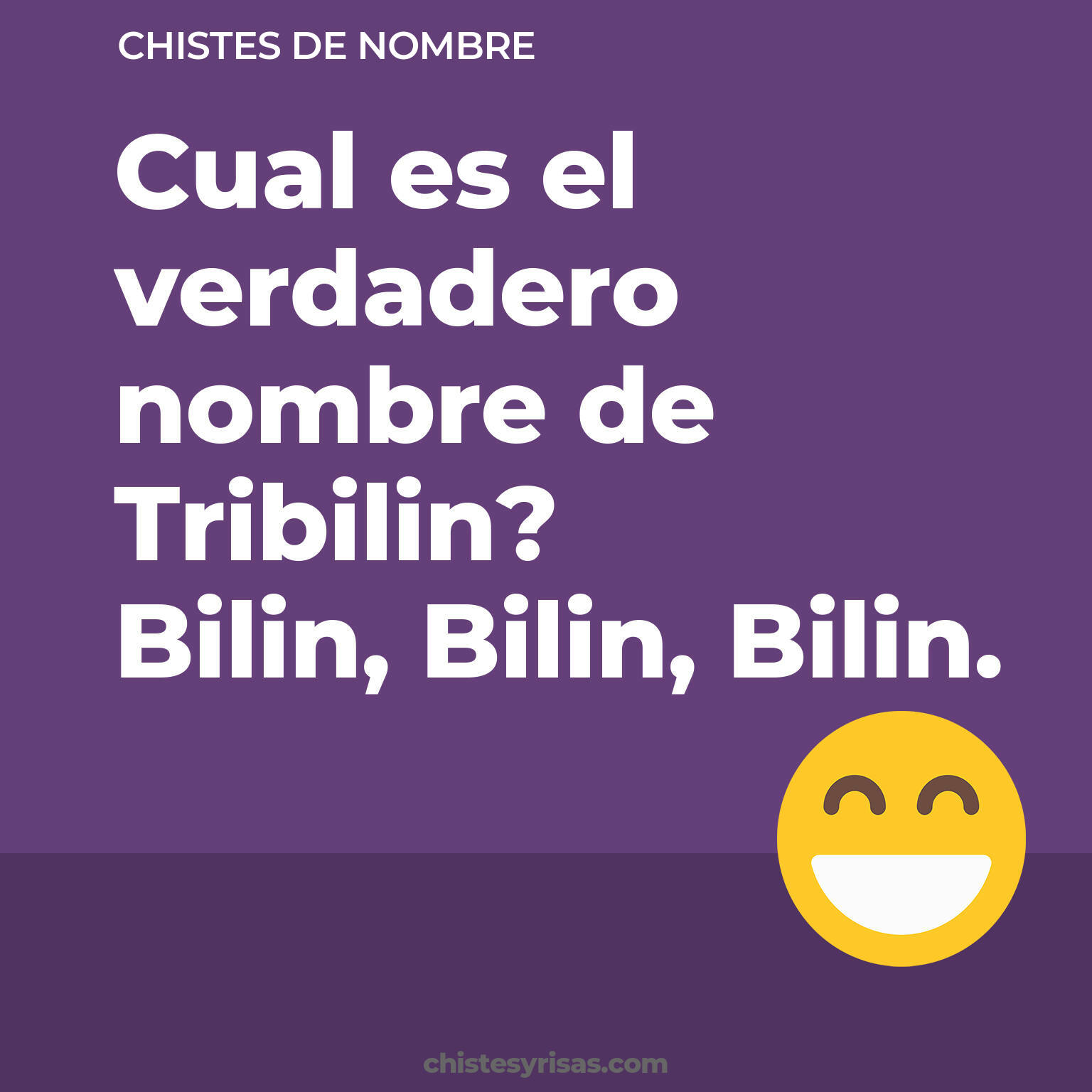 chistes de Nombre cortos