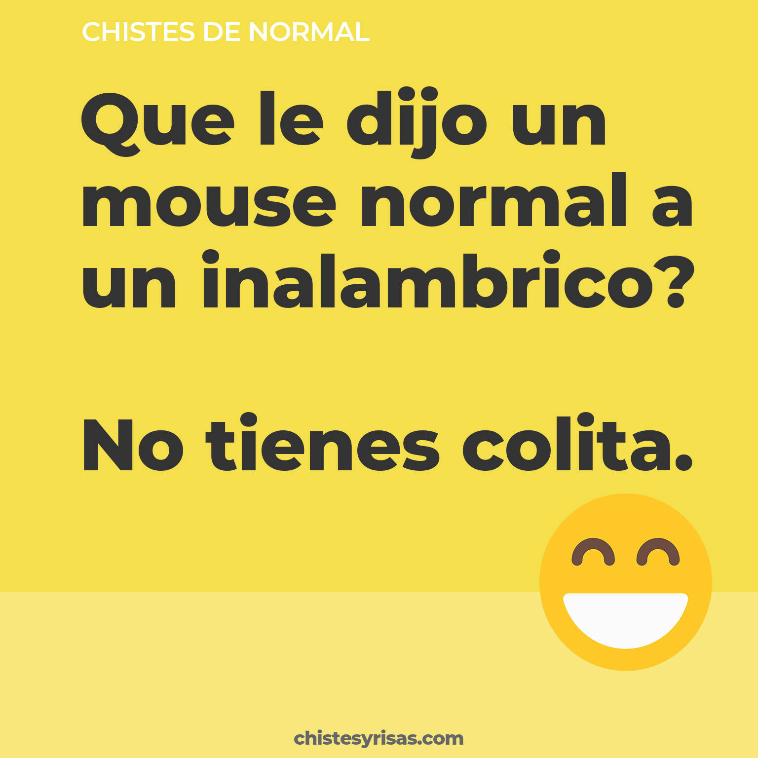 chistes de Normal buenos