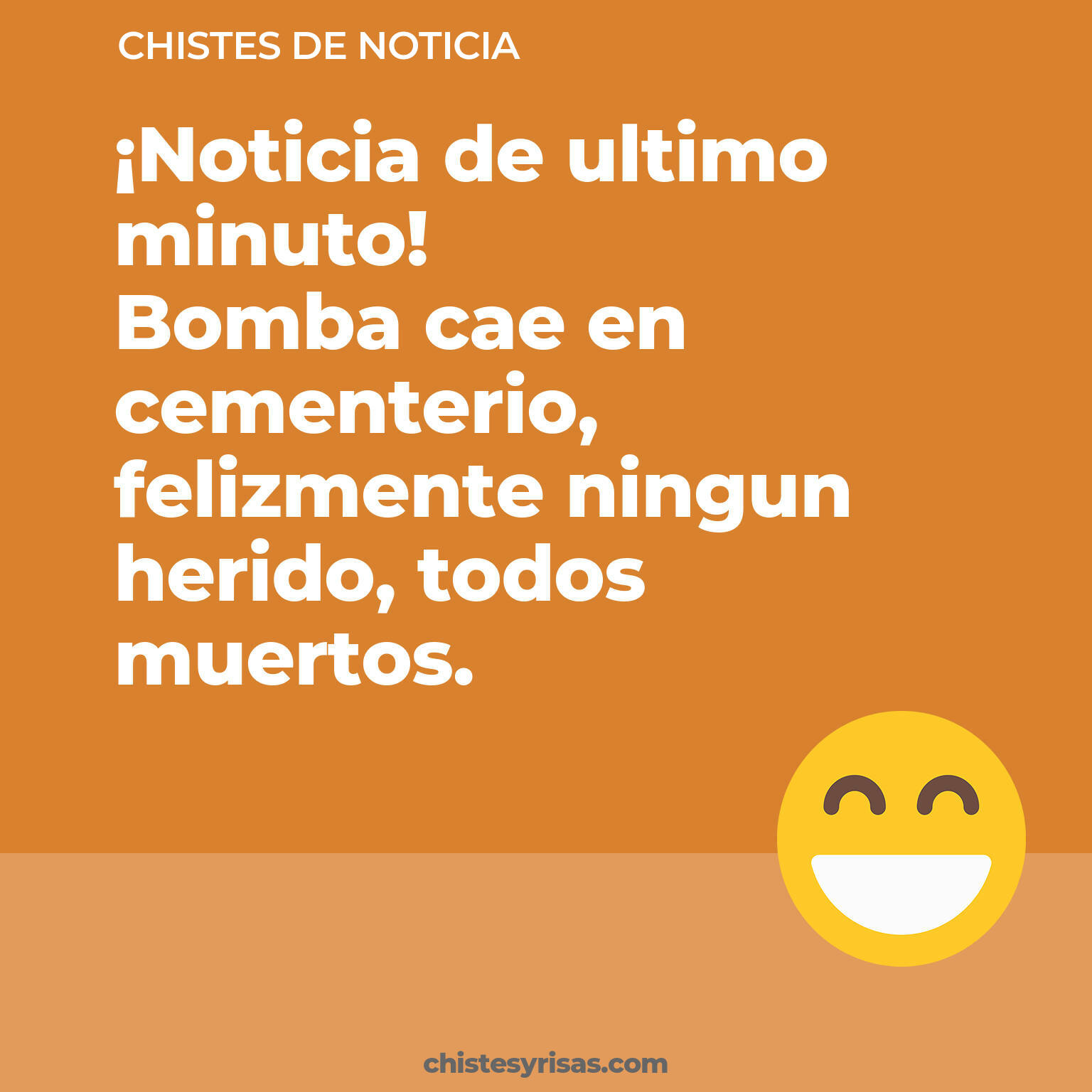 chistes de Noticia cortos